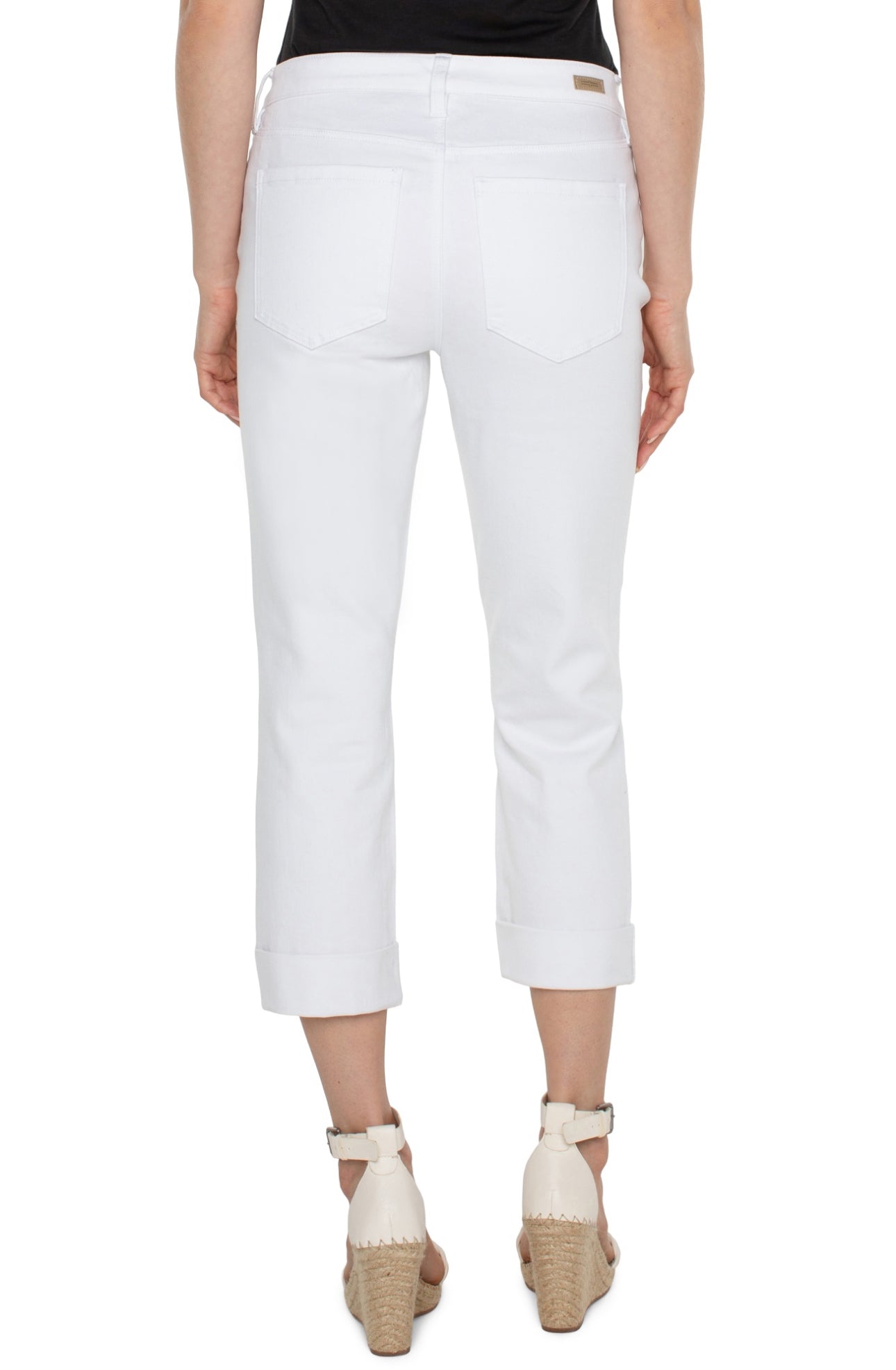 CHARLIE CROP WIDE ROLLED CUFF