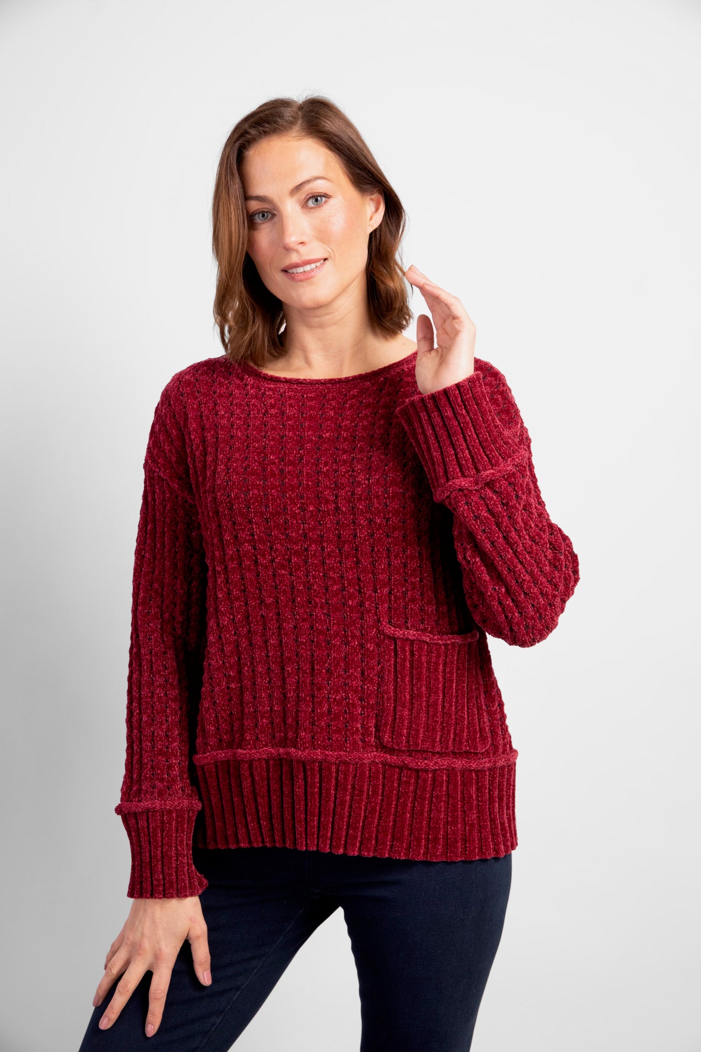 HABITAT TWEEDY CHENILE SWEATER