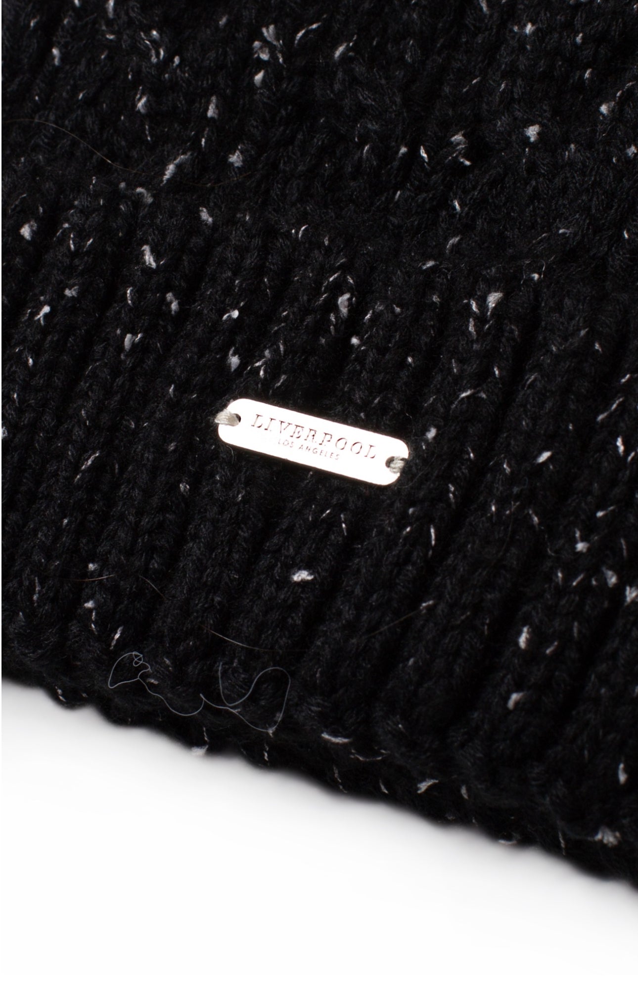 CABLE KNIT BEANIE WITH FAUX FUR