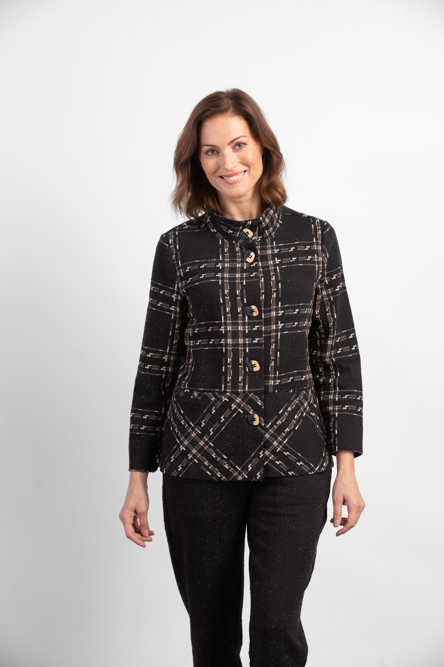 HABITAT PLAID SWING JACKET