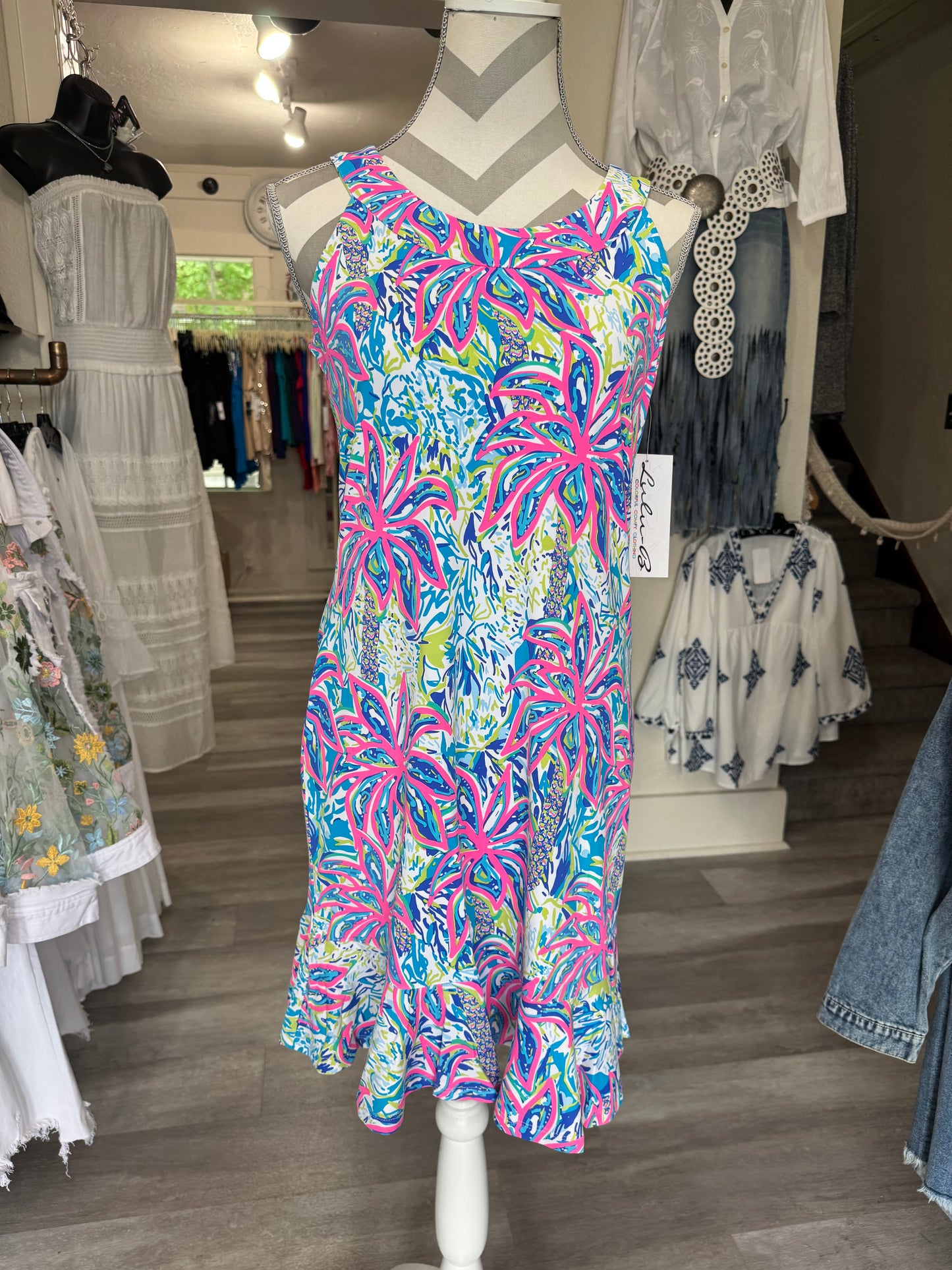 LULU B RUFFLE DRESS