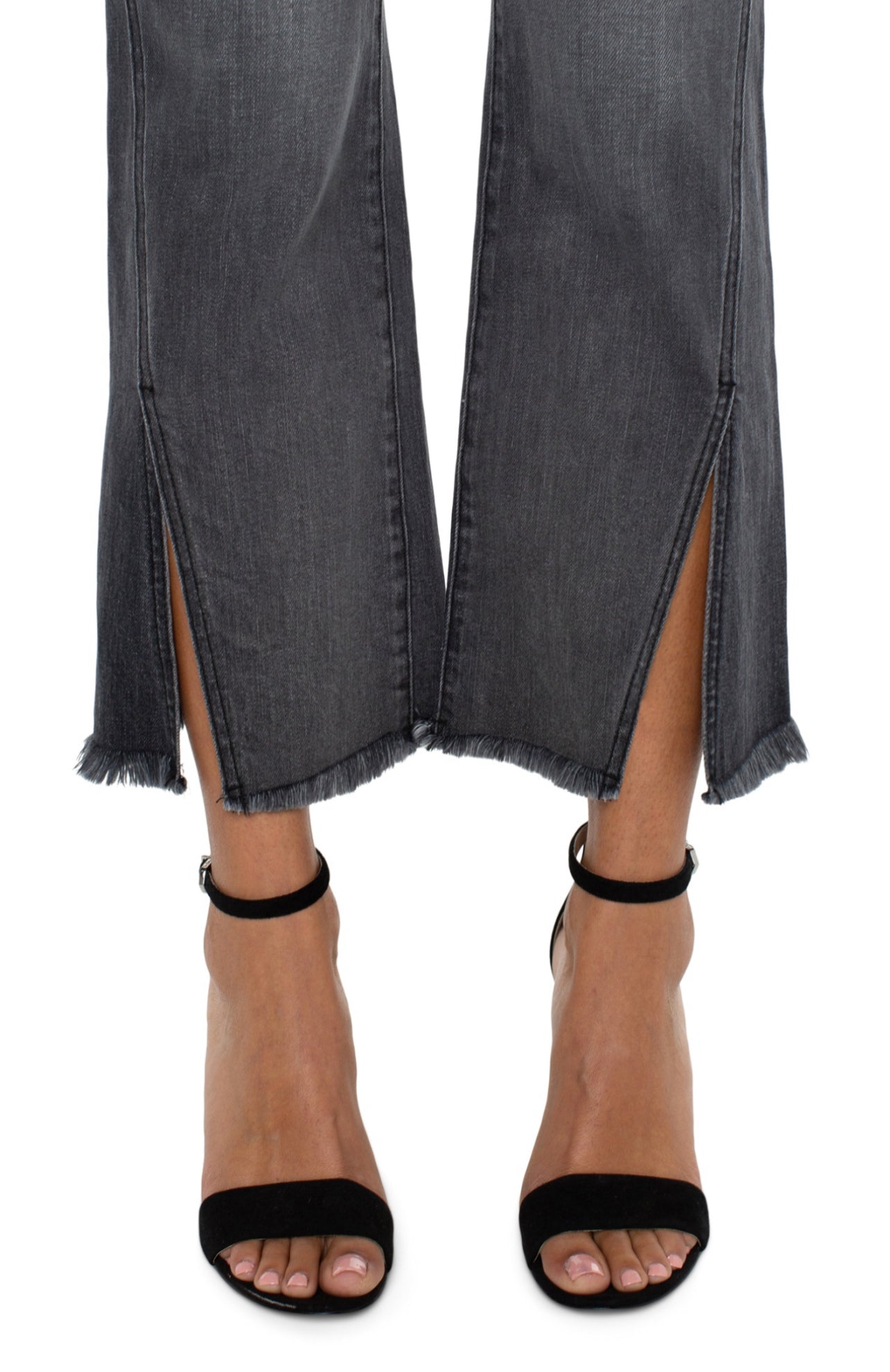 HANNAH CROP FLARE WITH SLIT