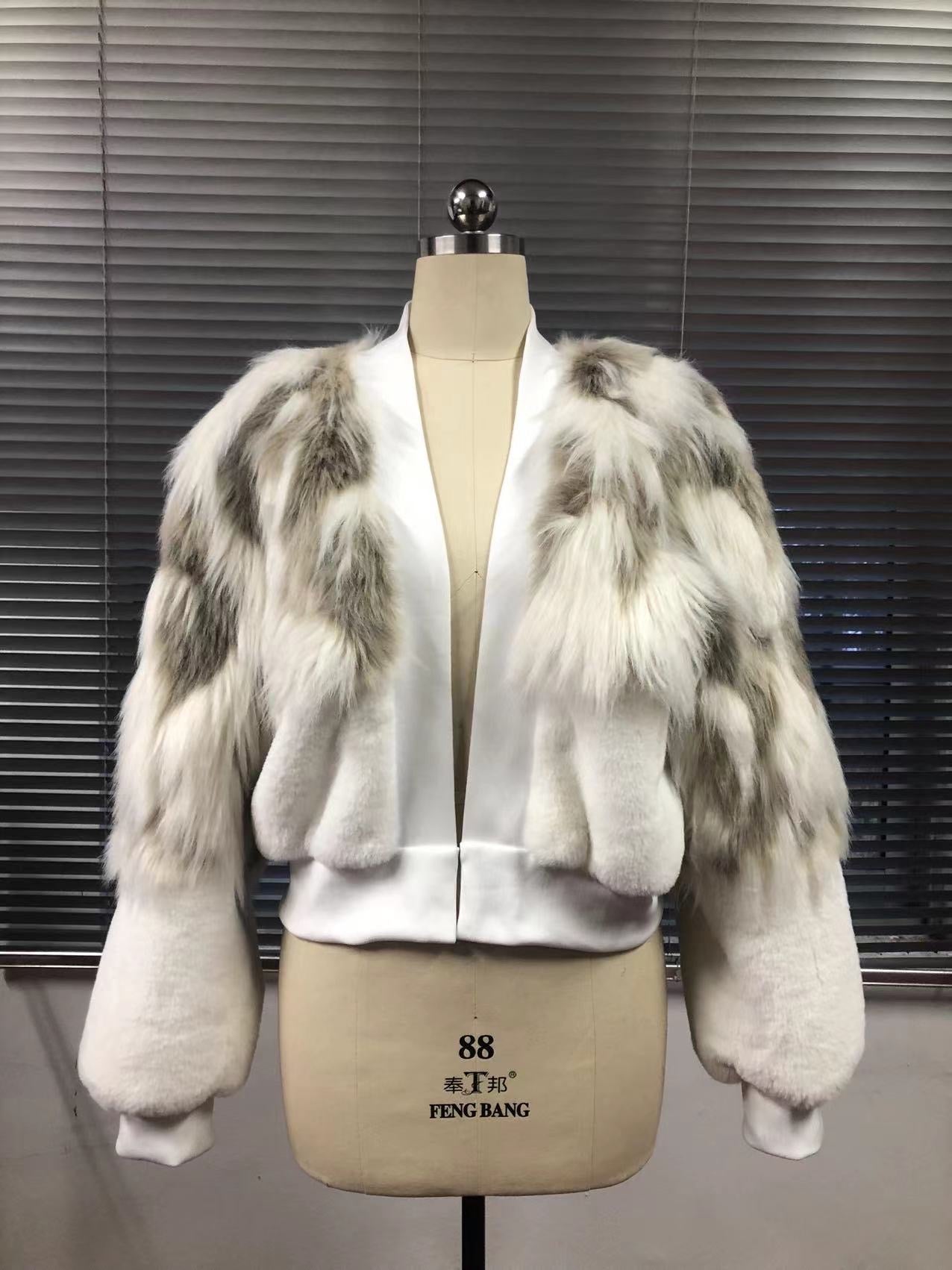 SHACI FAUX FUR CARDIGAN