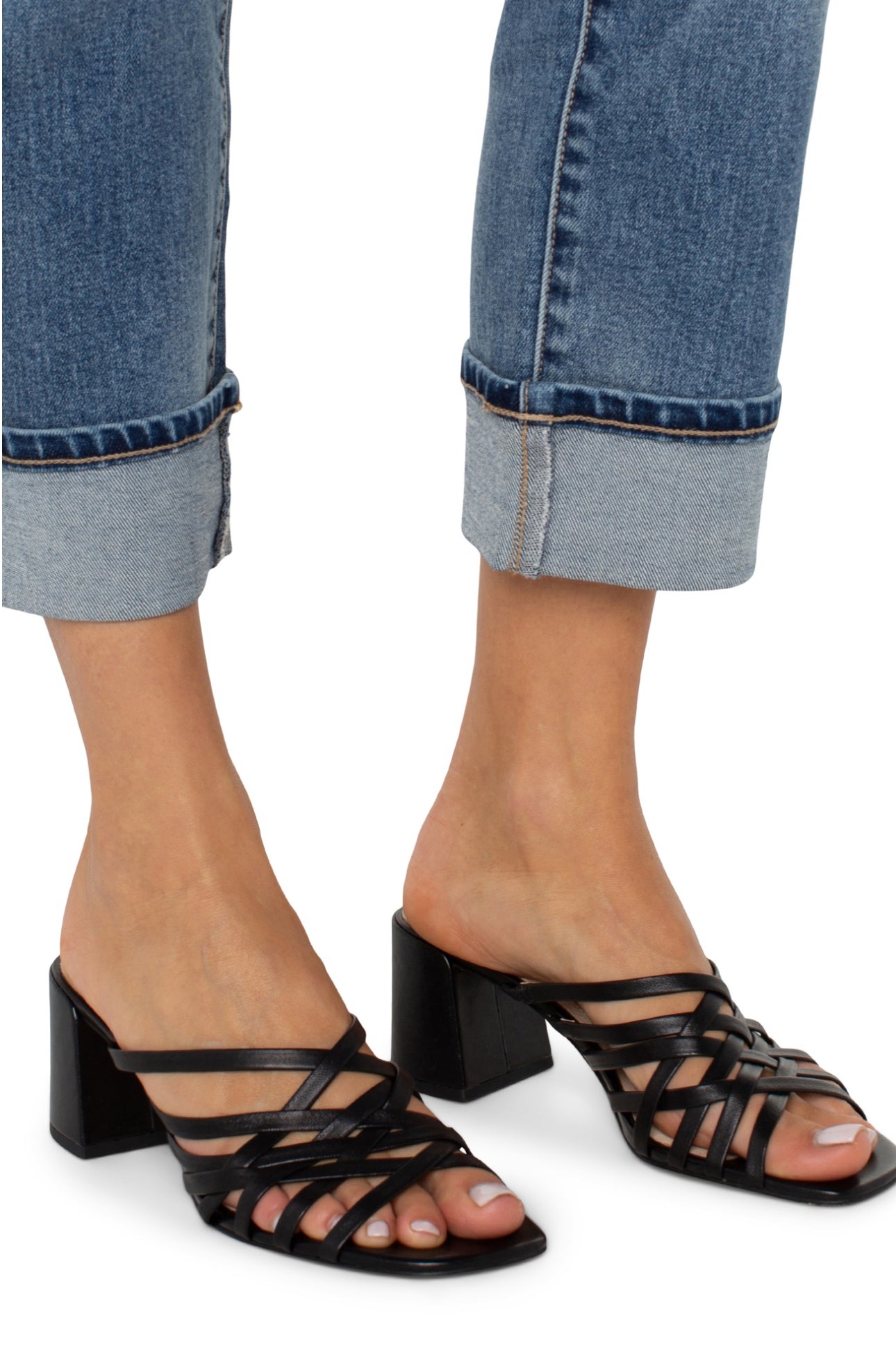 MARLEY GIRLFRIEND CUFFED JEANS