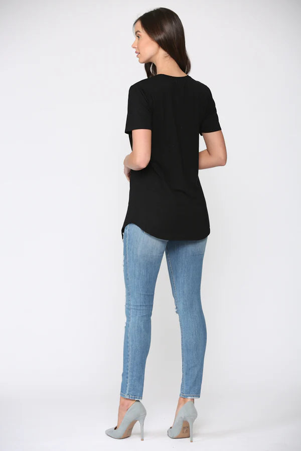 Joh Apparel Black Tee