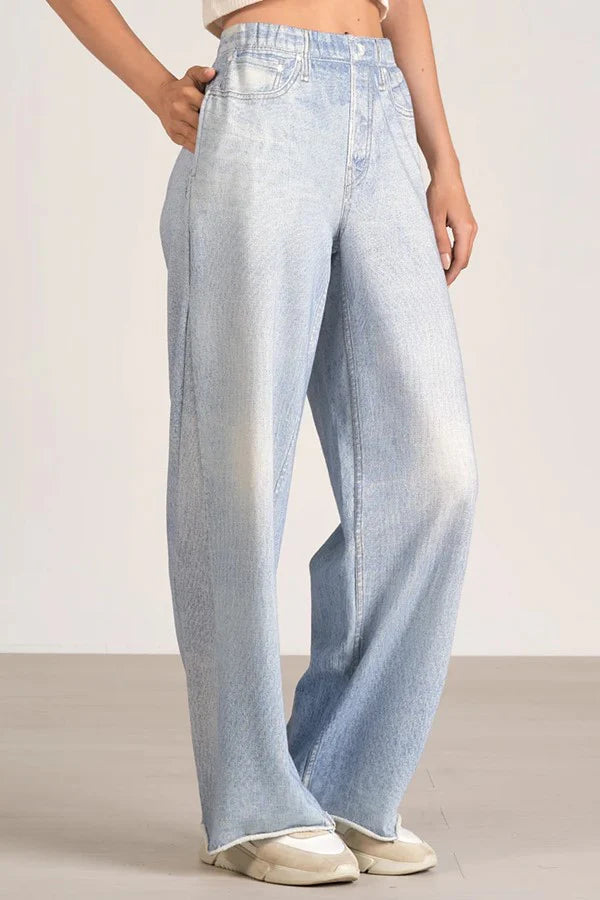 ELAN DENIM WIDE LEG FUSION