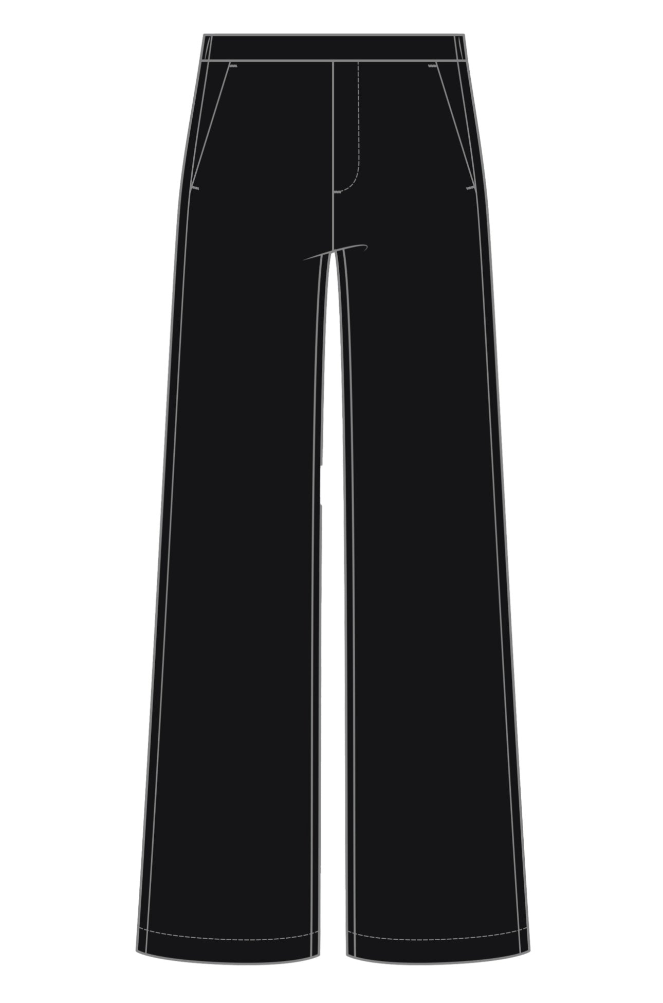 Pull On Wide leg Trouser