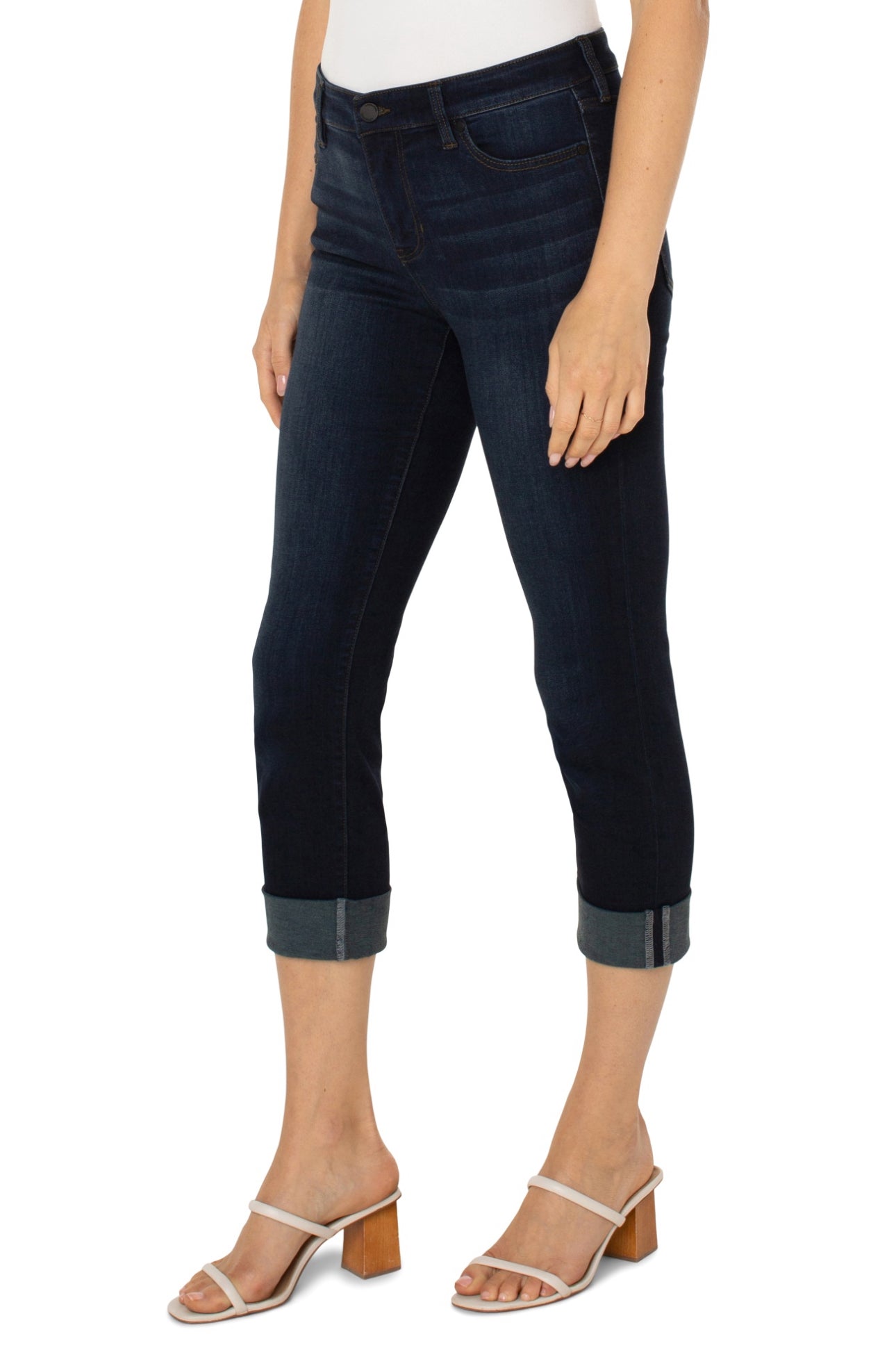 CHARLIE CROP WIDE ROLLED CUFF