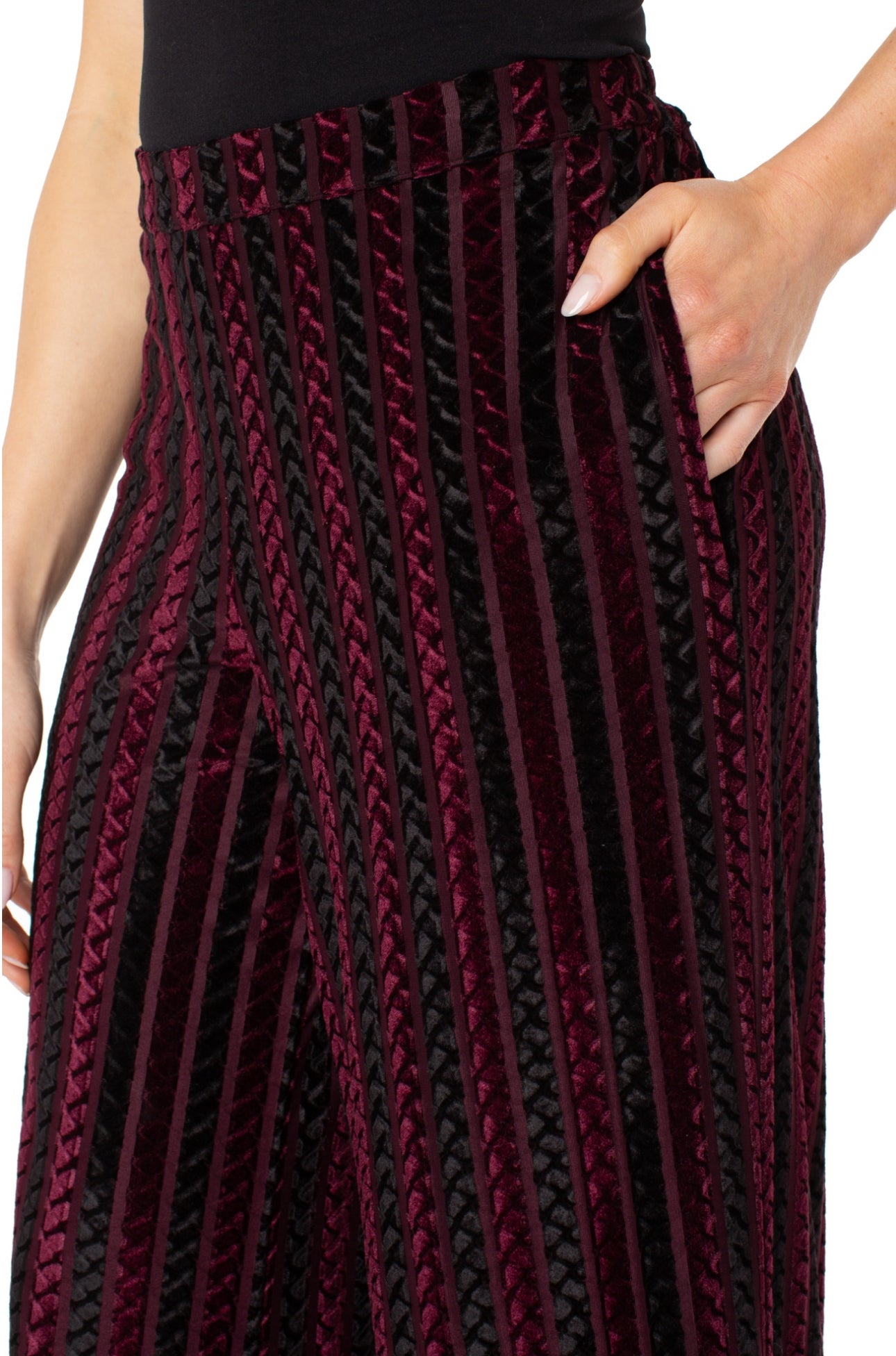 PULL ON WIDE LEG KNOT PANT 30”