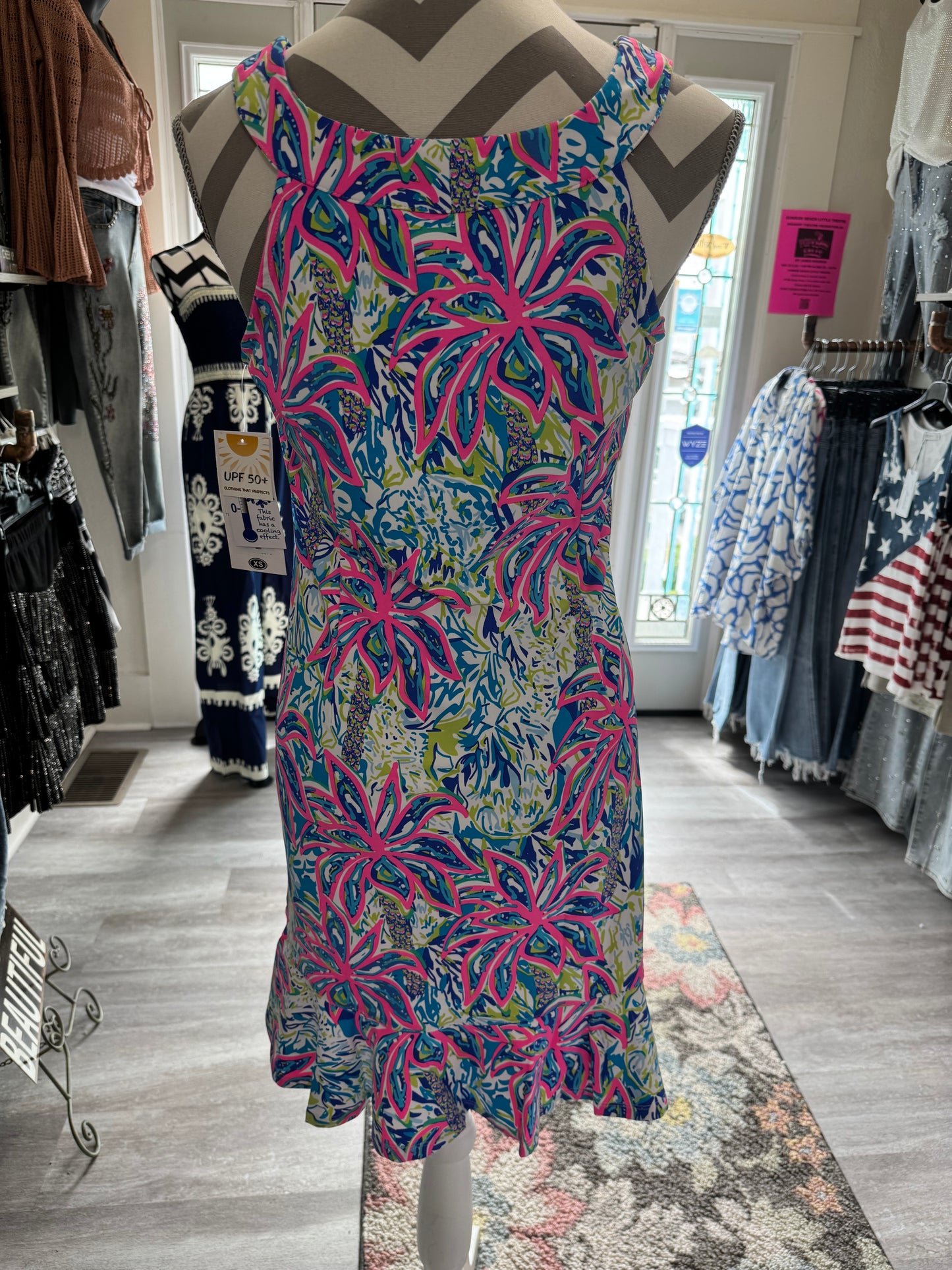 LULU B RUFFLE DRESS