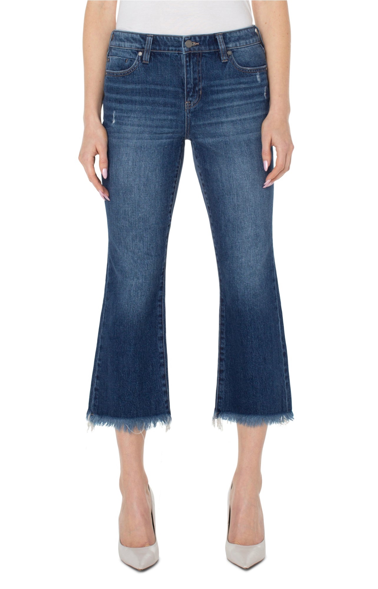 HANNAH FRAY CROP FLARES 25.5”
