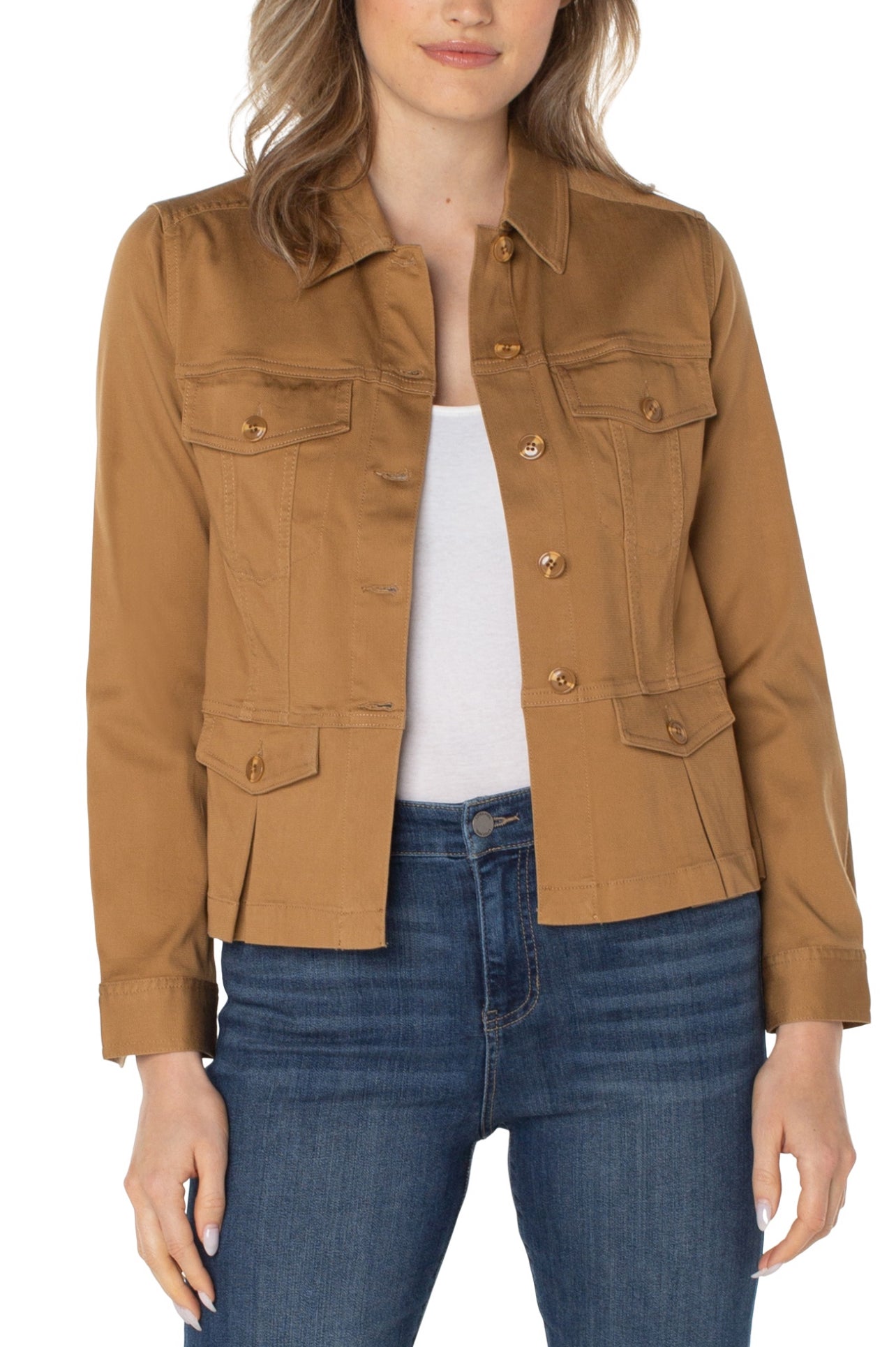 GRANOLA PEPLUM JACKET
