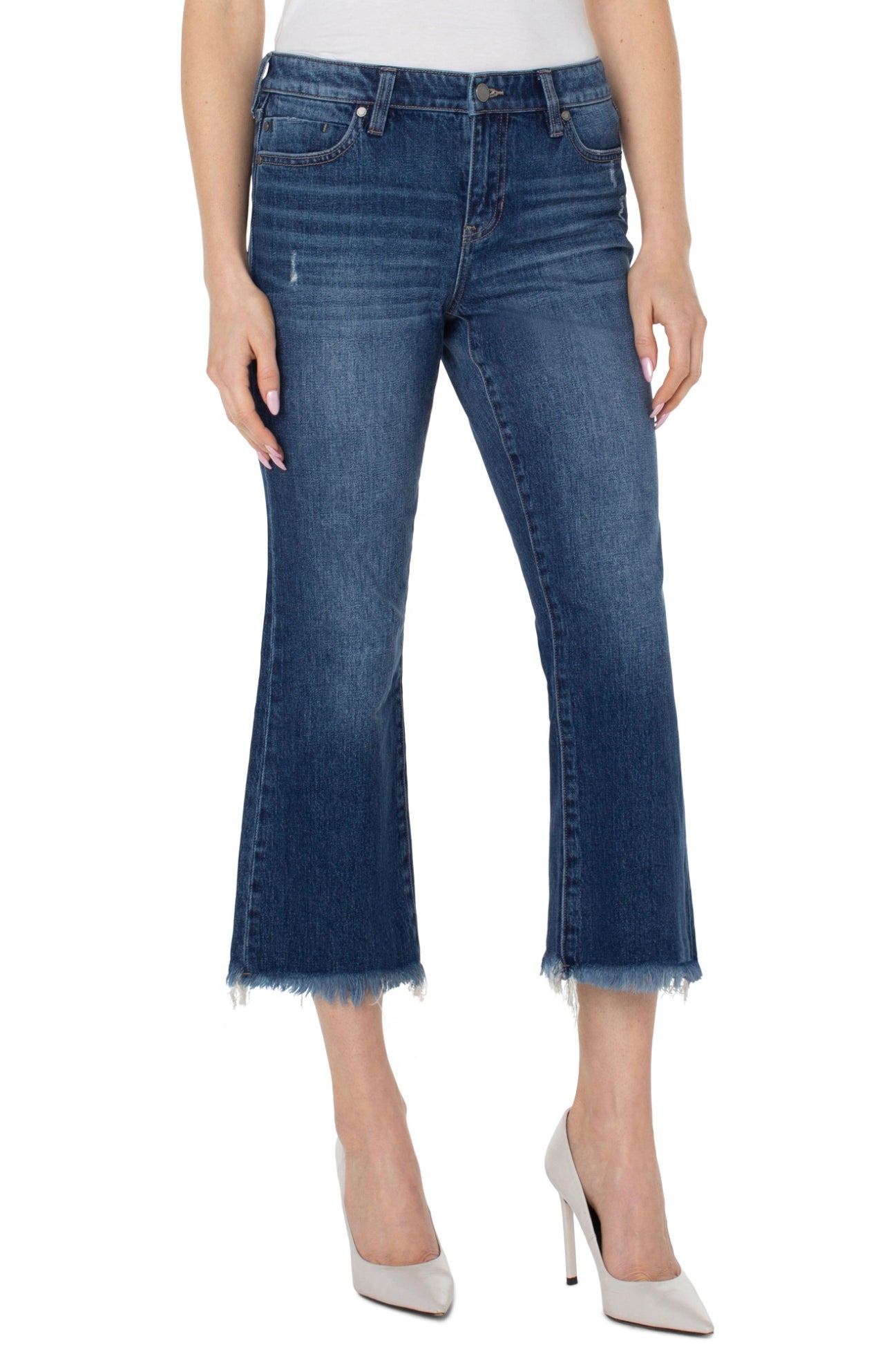 HANNAH FRAY CROP FLARES 25.5”