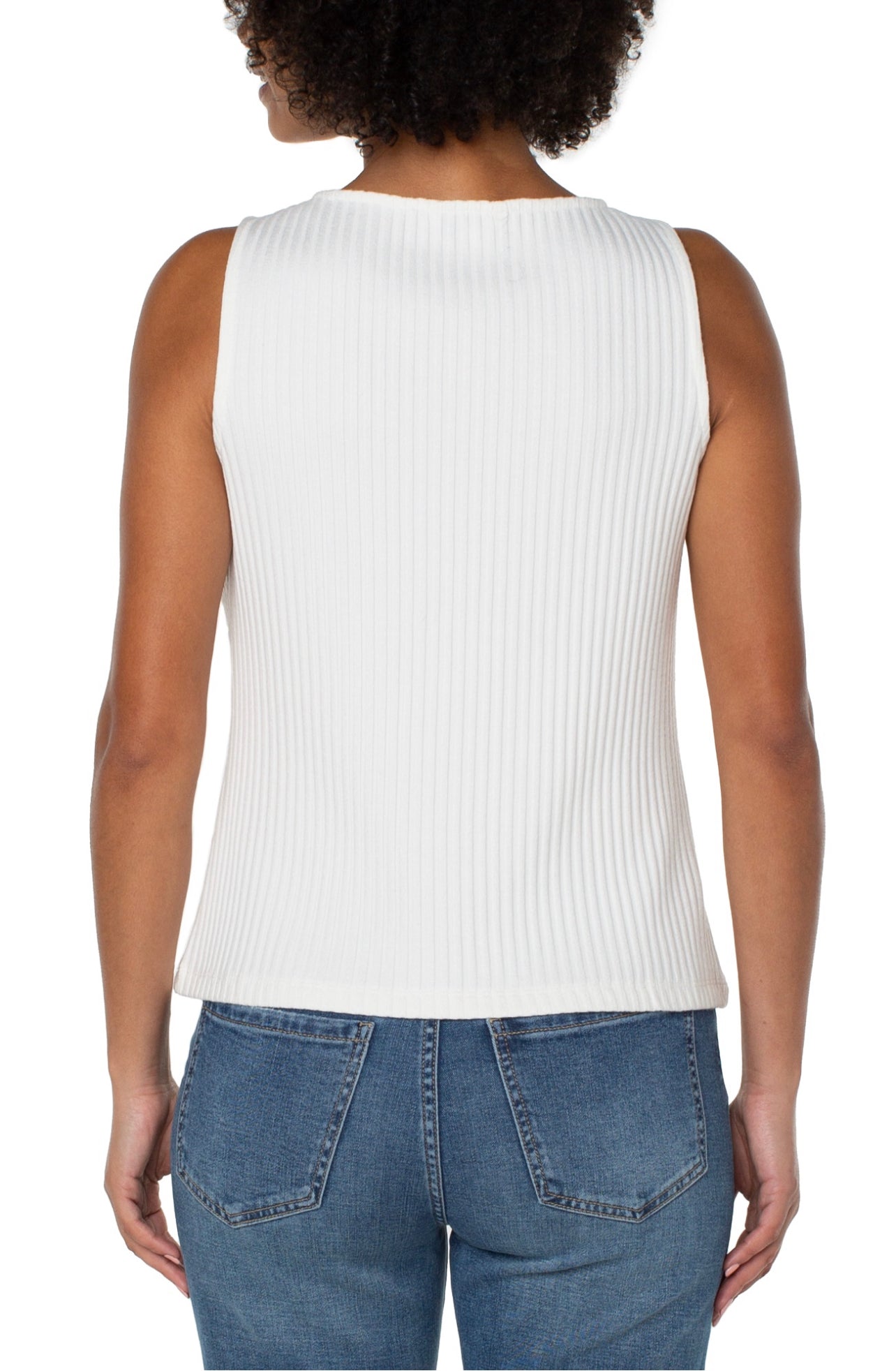 LIVERPOOL SLVLS RIB KNIT