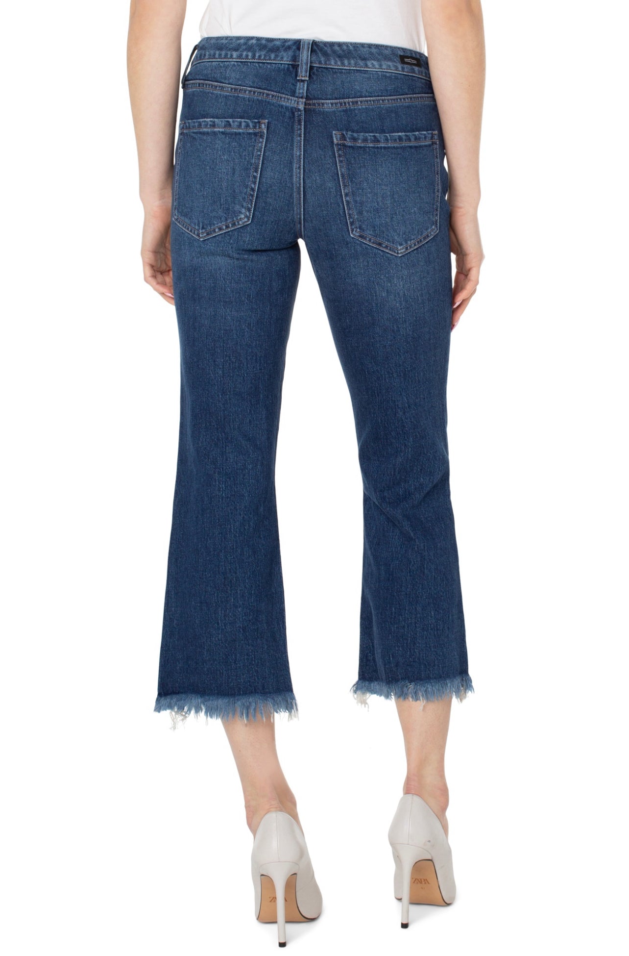 HANNAH FRAY CROP FLARES 25.5”