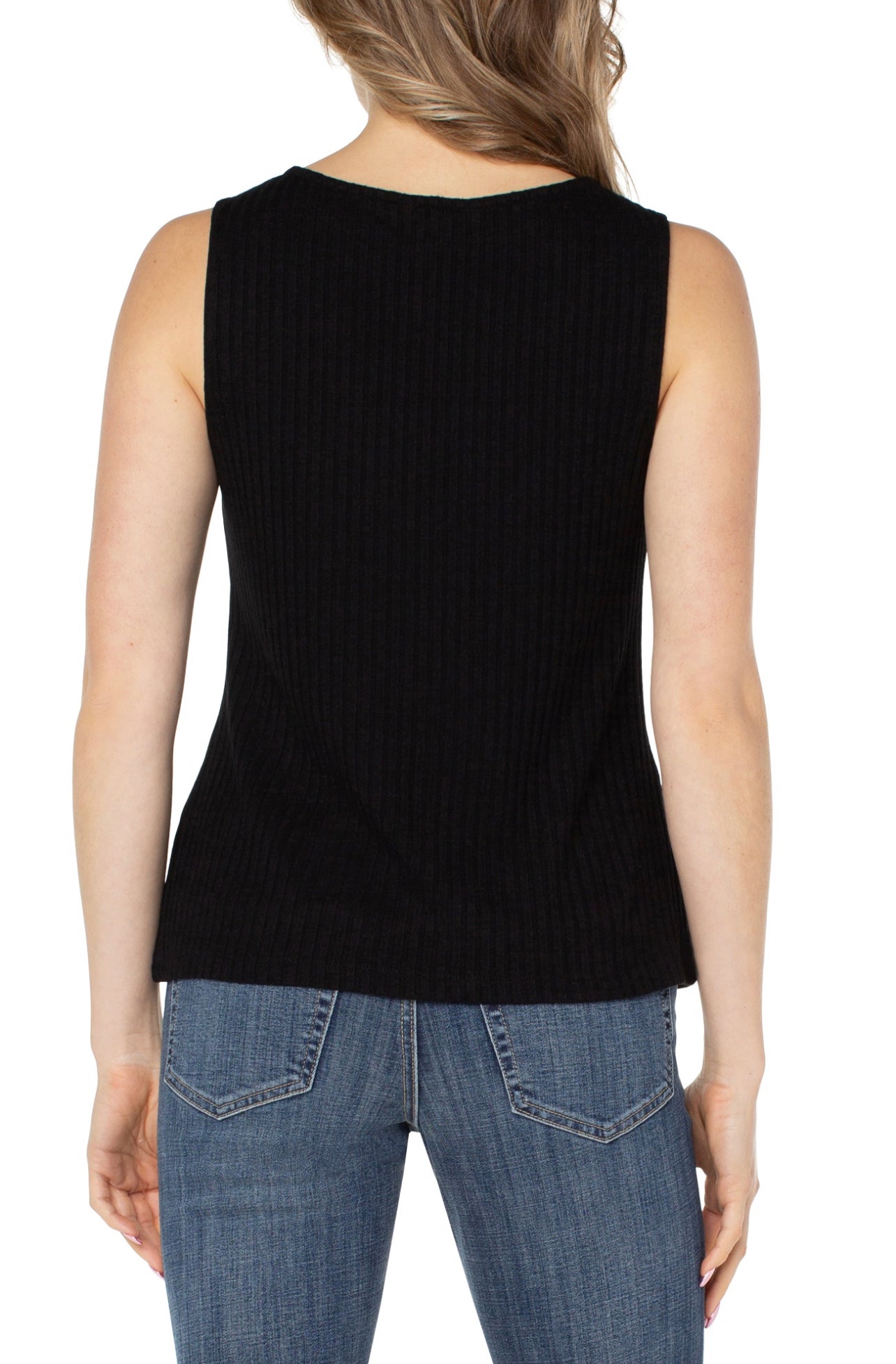 LIVERPOOL SLVLS RIB KNIT