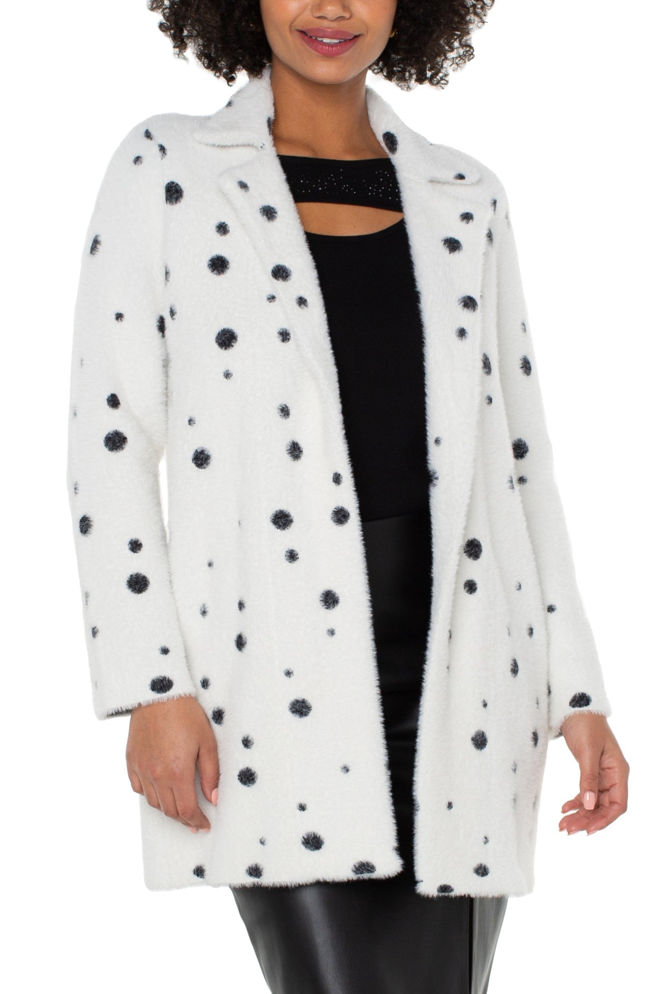 OPEN FRONT COATIGAN SWEATER