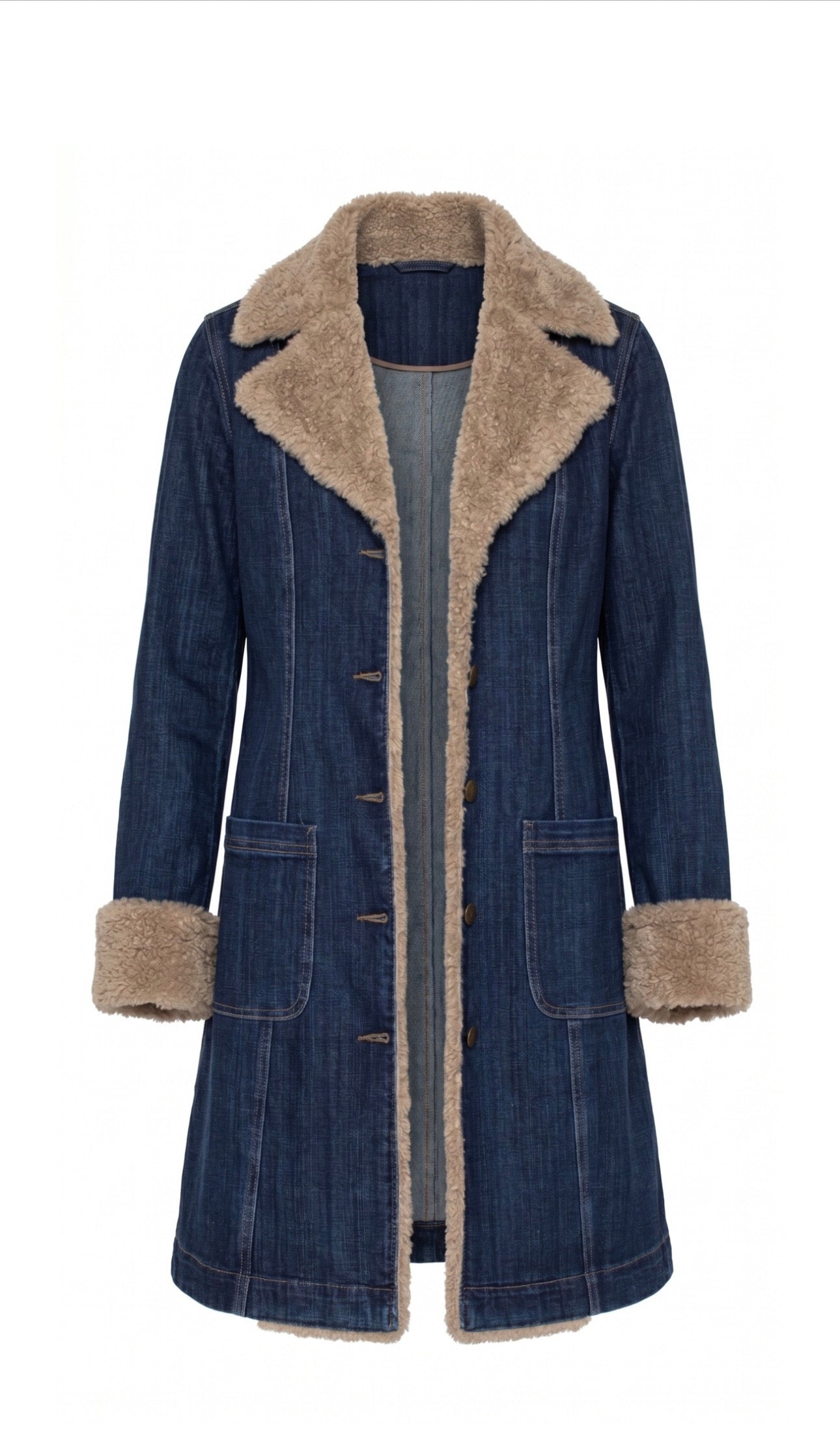 SHERPA TRIMMED NOTCH COLLAR JACKET 38β
