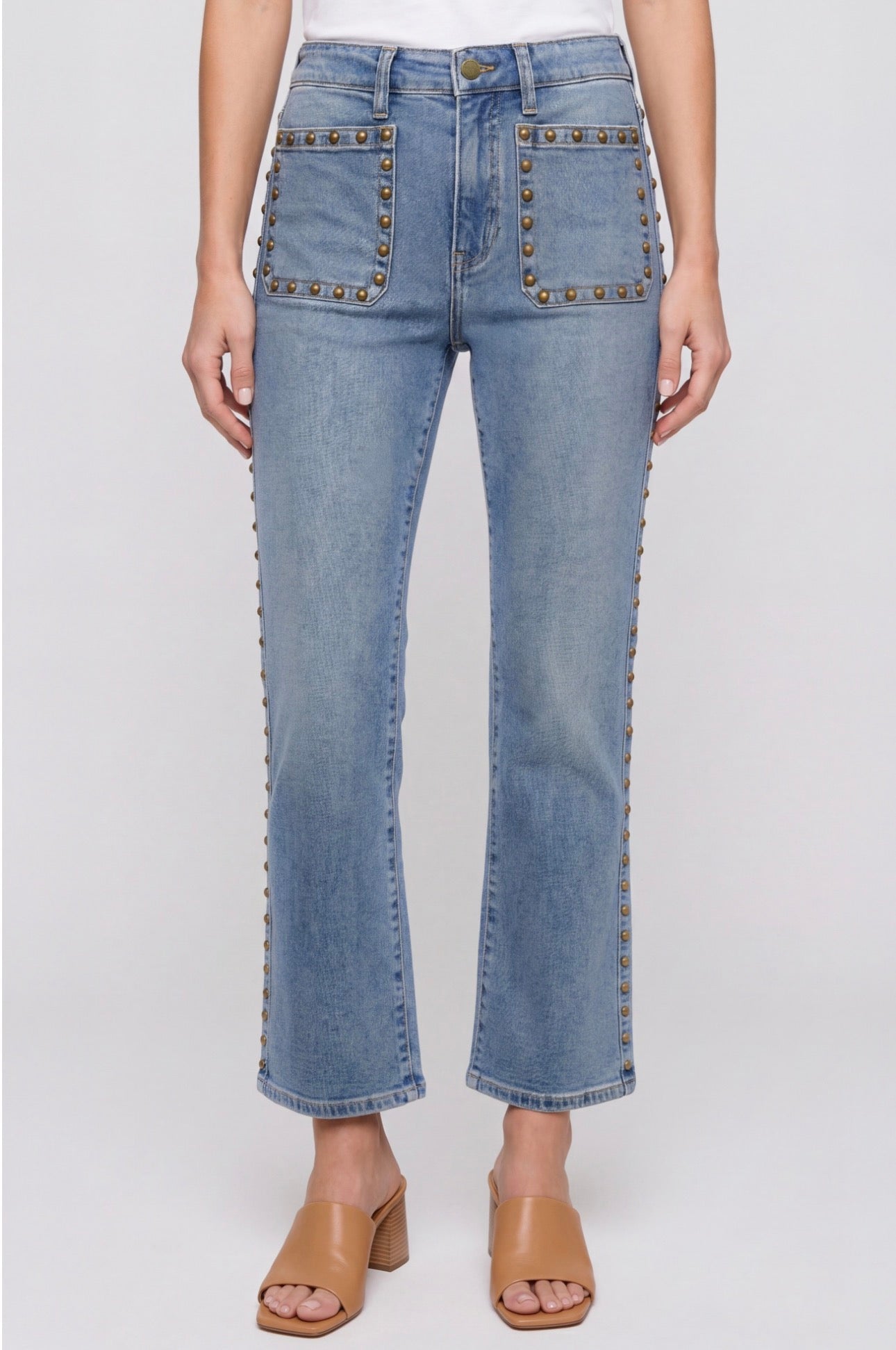 Hannah Flare with Patch Pockets