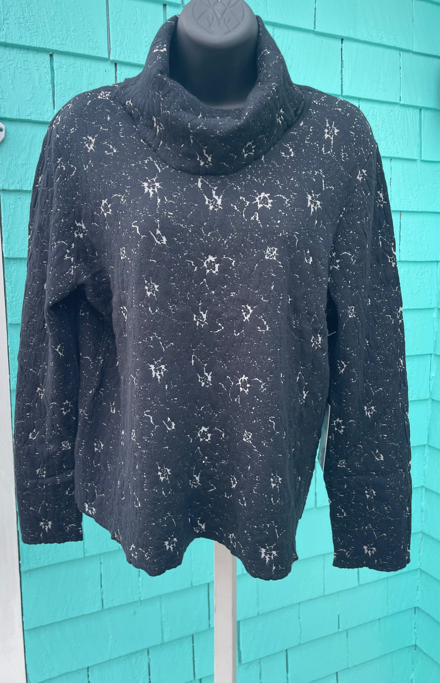 HABITAT JAQUARD KNIT EASY COWL TOP