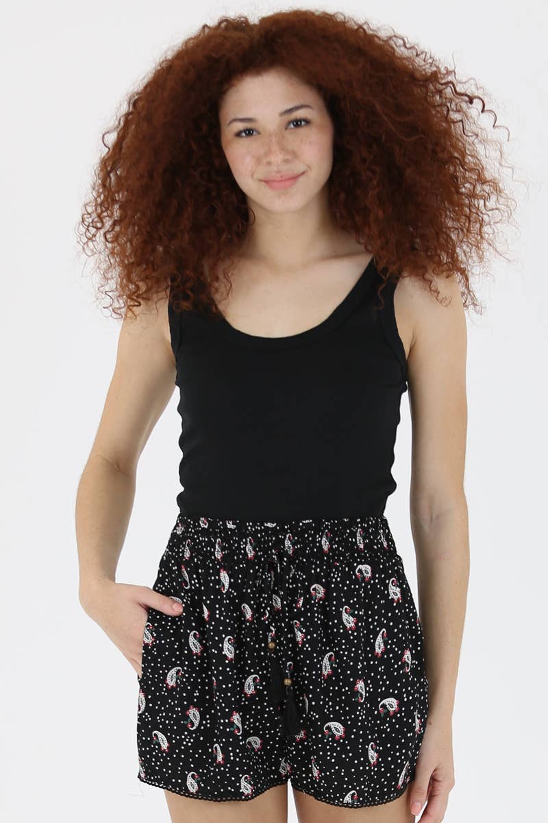 RIB KNIT SCOOP NECK TANK