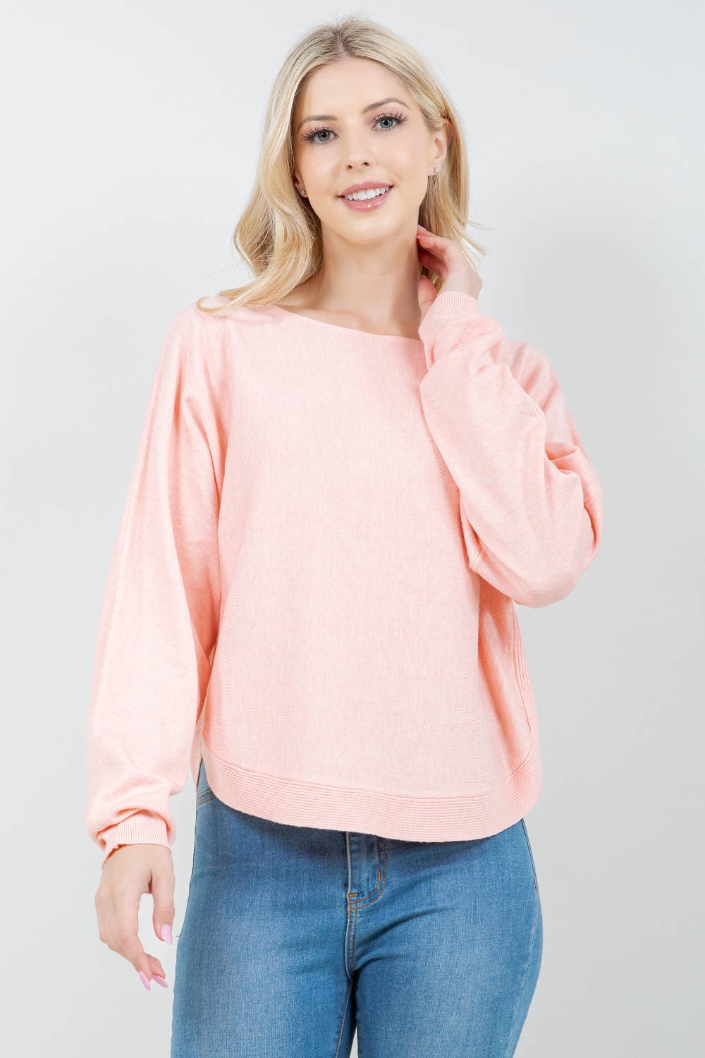 Boatneck Pullover Sweater