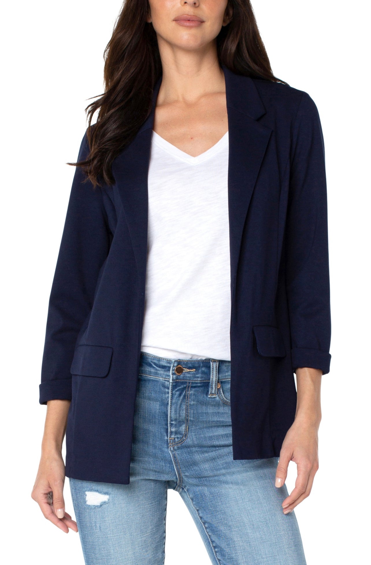 BOYFRIEND BLAZER WITH PRINCESS DARTS