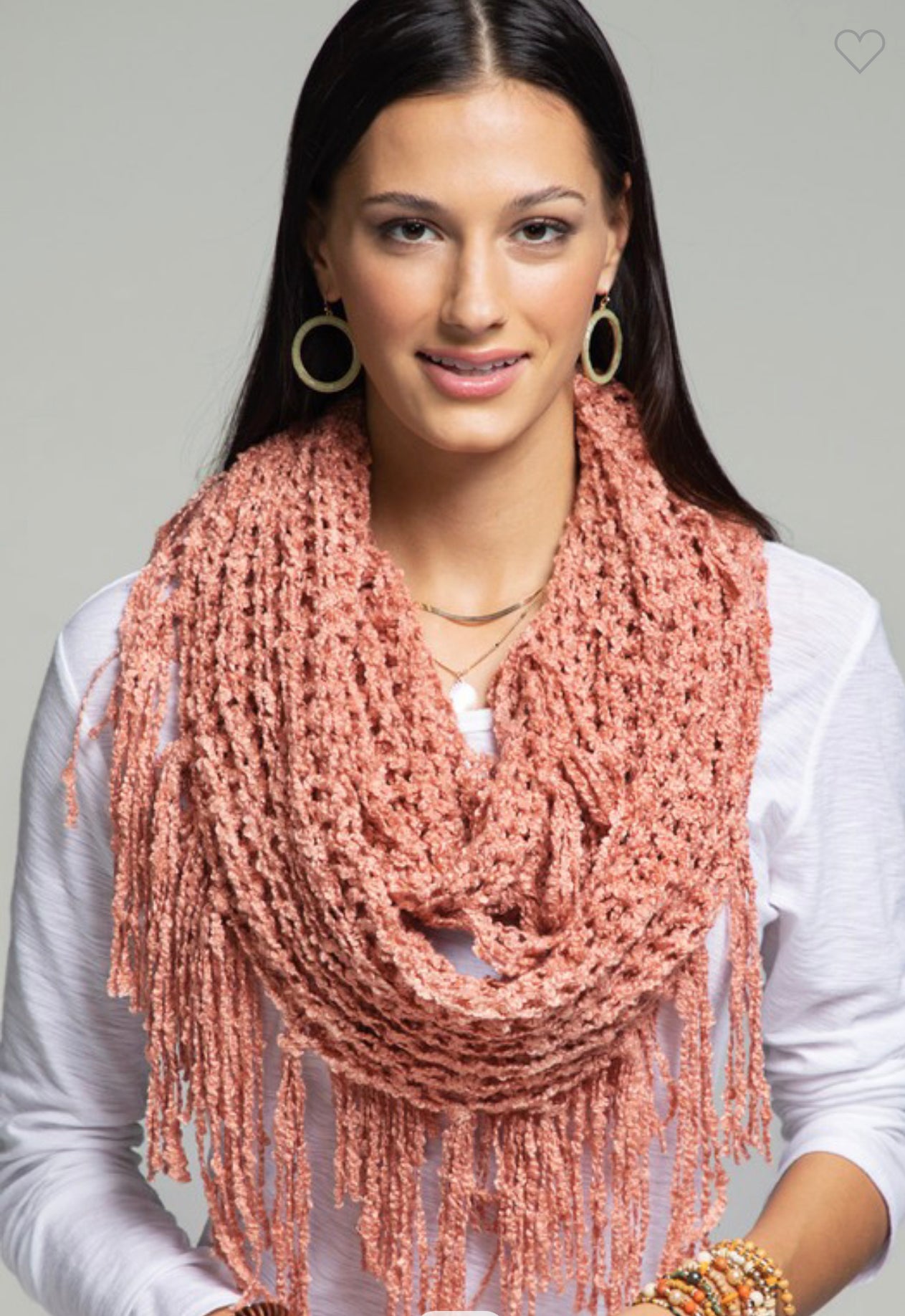 FRINGE INFINITY SCARFS
