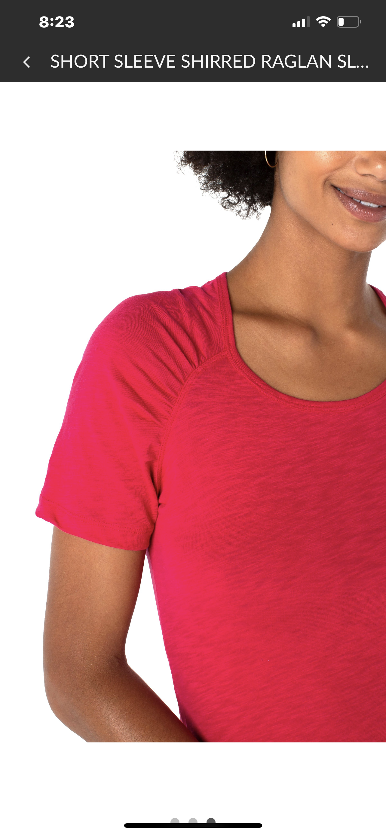 LIVERPOOL RED SHORT SLEEVE TOP