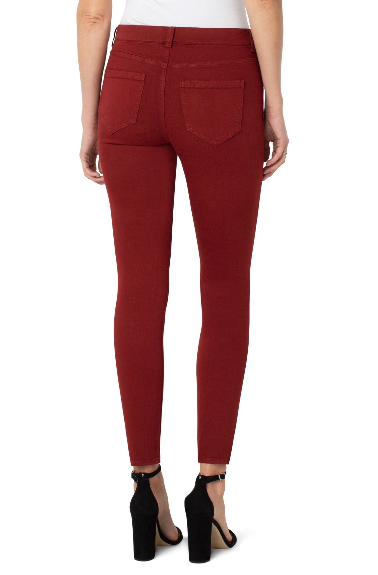 LIVERPOOL GIA GLIDER ANKE SKINNY DEEP HENNA