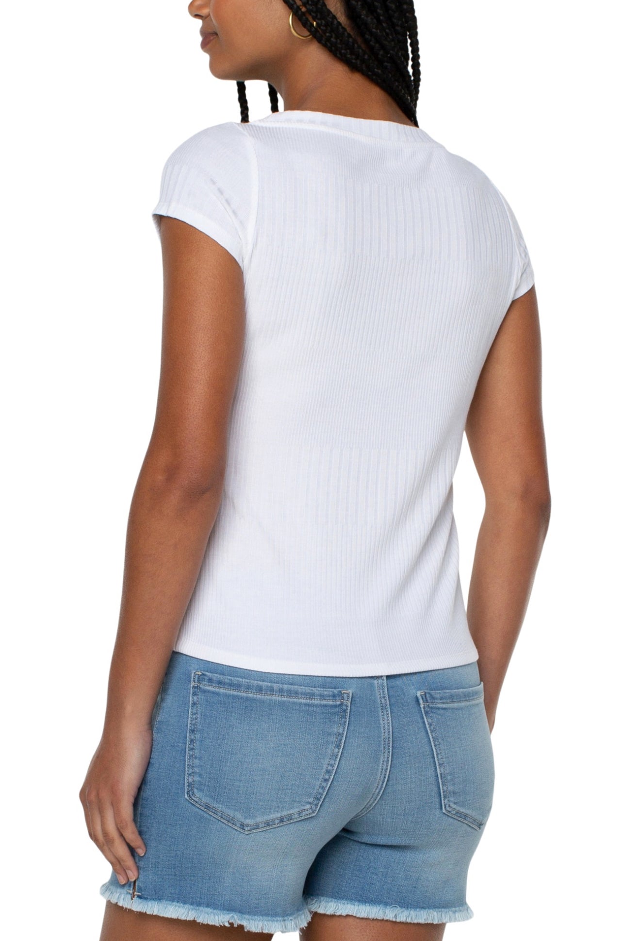 LIVERPOOL CAP SLV BOAT NECK TOP