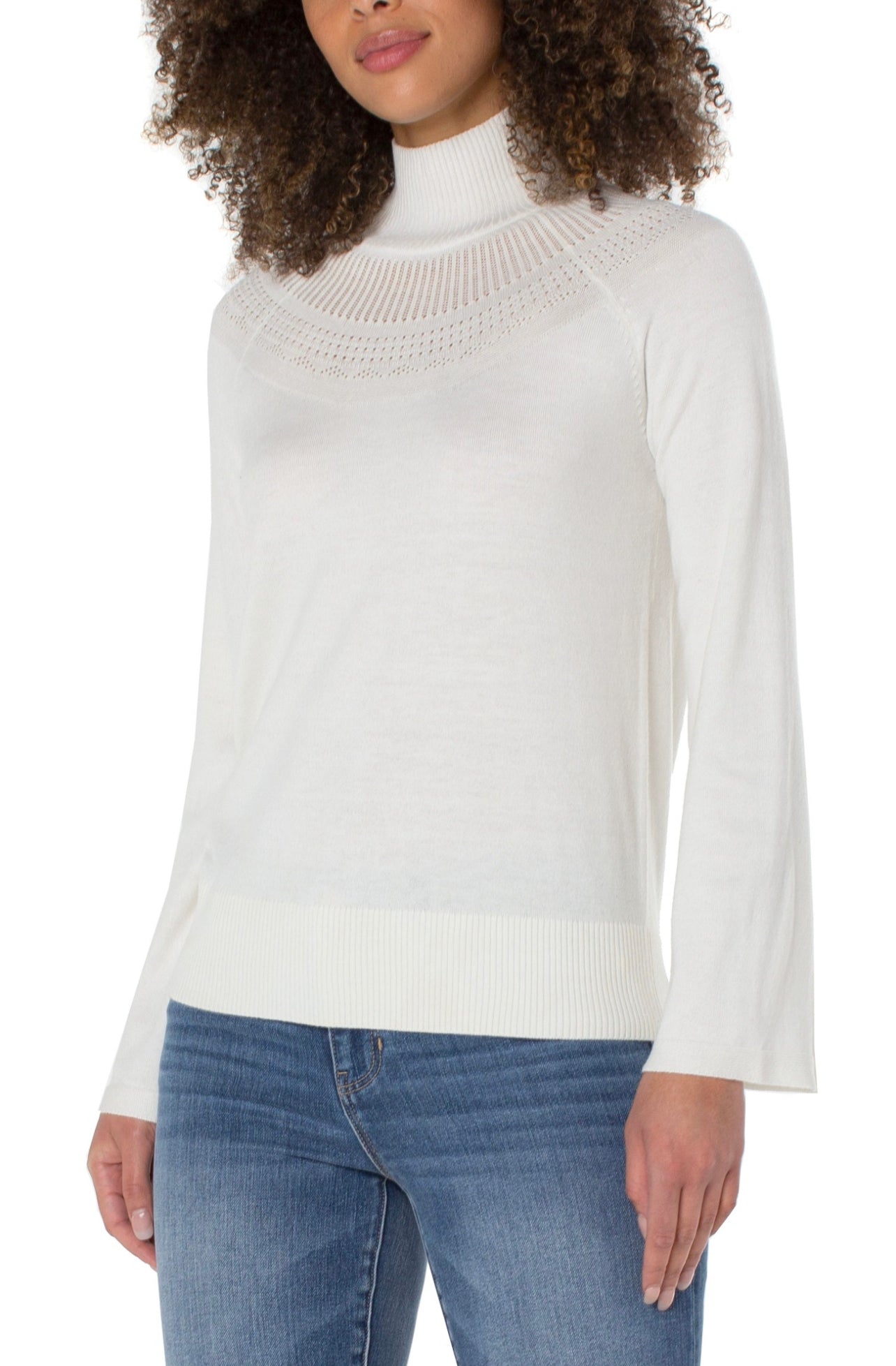 LIVERPOOL PORCELAIN LIGHTWEIGHT SWEATER