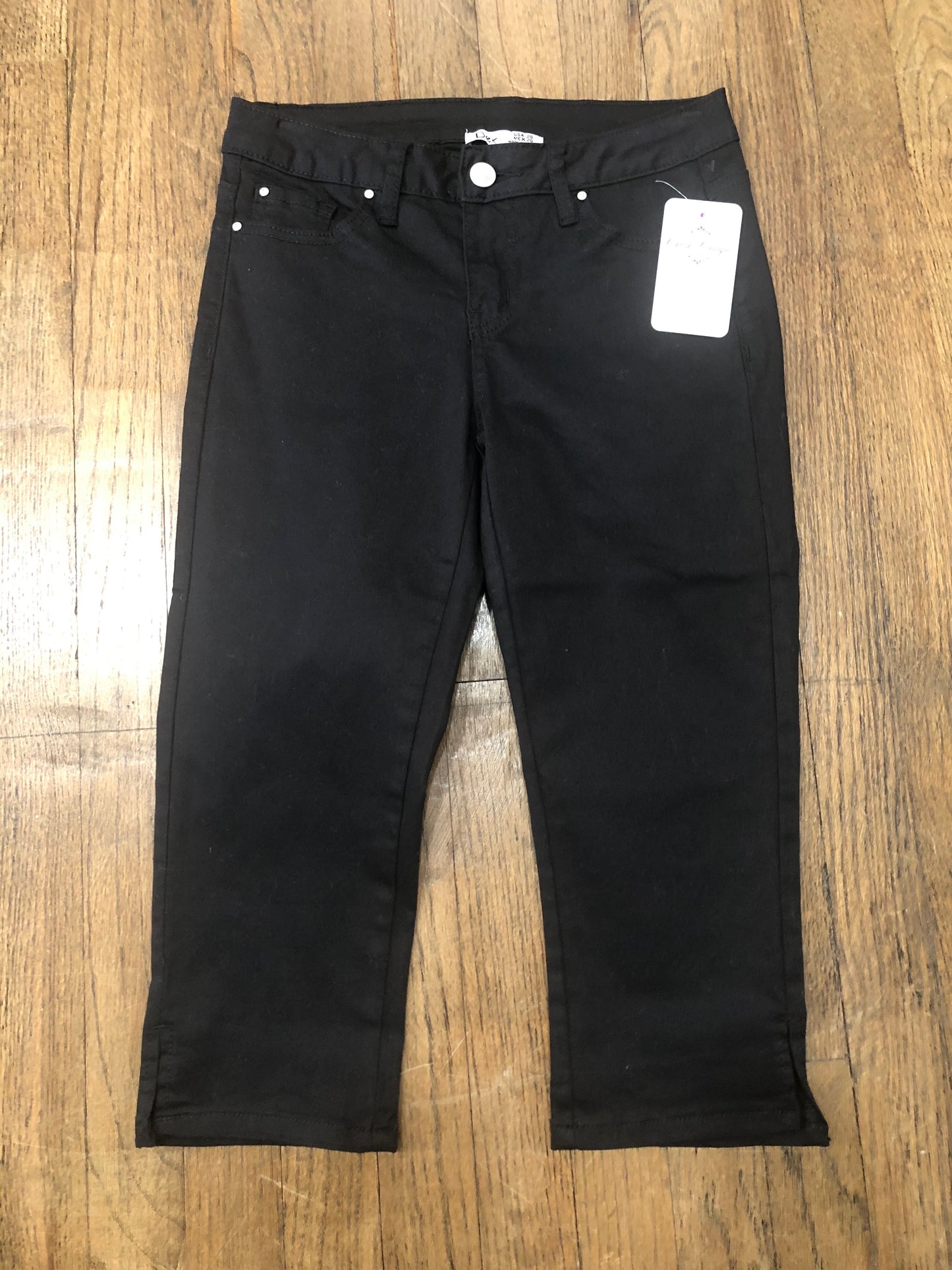 DEX BLACK PEDAL PUSHERS