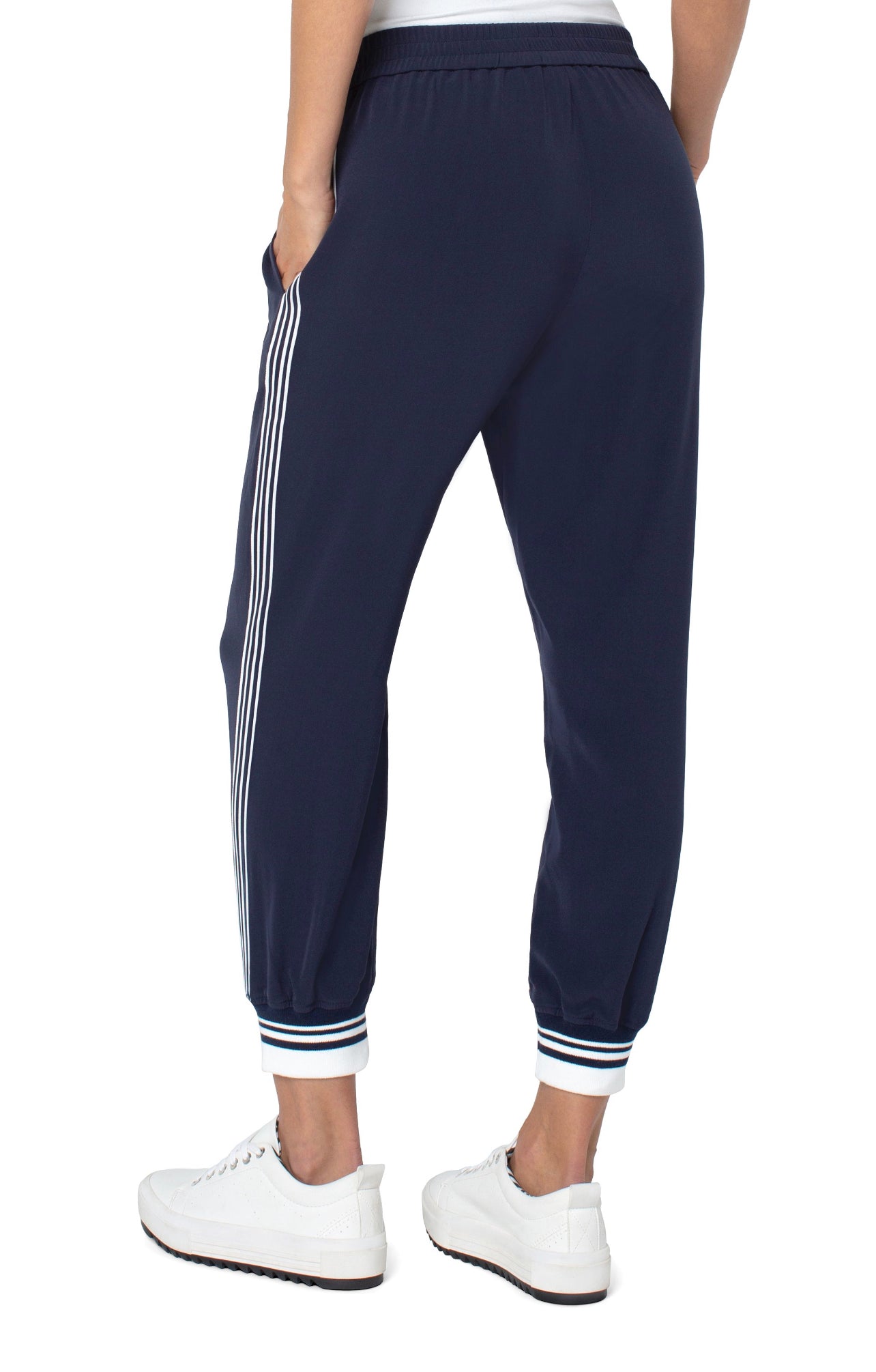 LIVERPOOL PULL ON JOGGER SIDE STRIPES