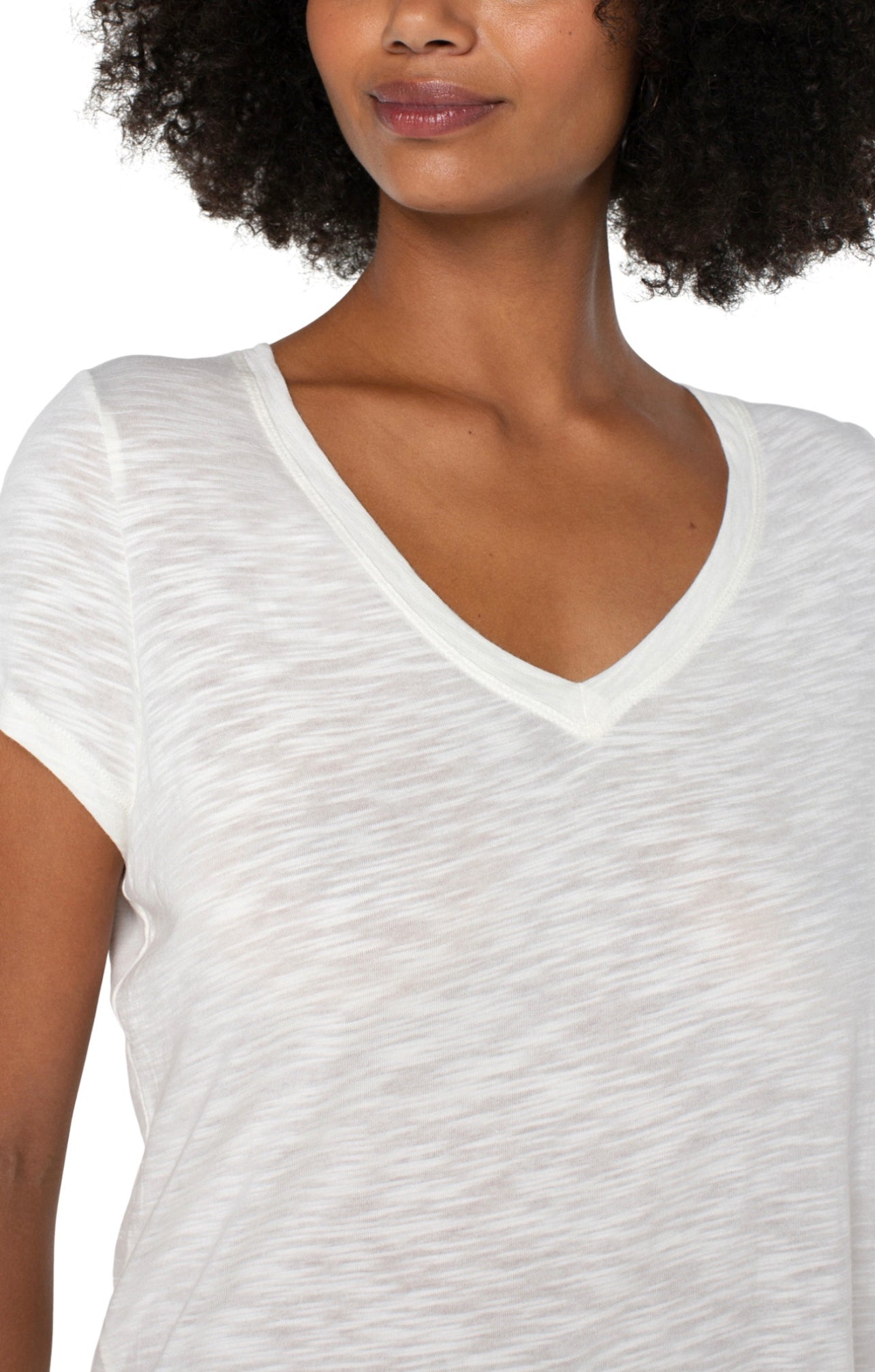 LIVERPOOL SLIM FIT SLUB KNIT TEE