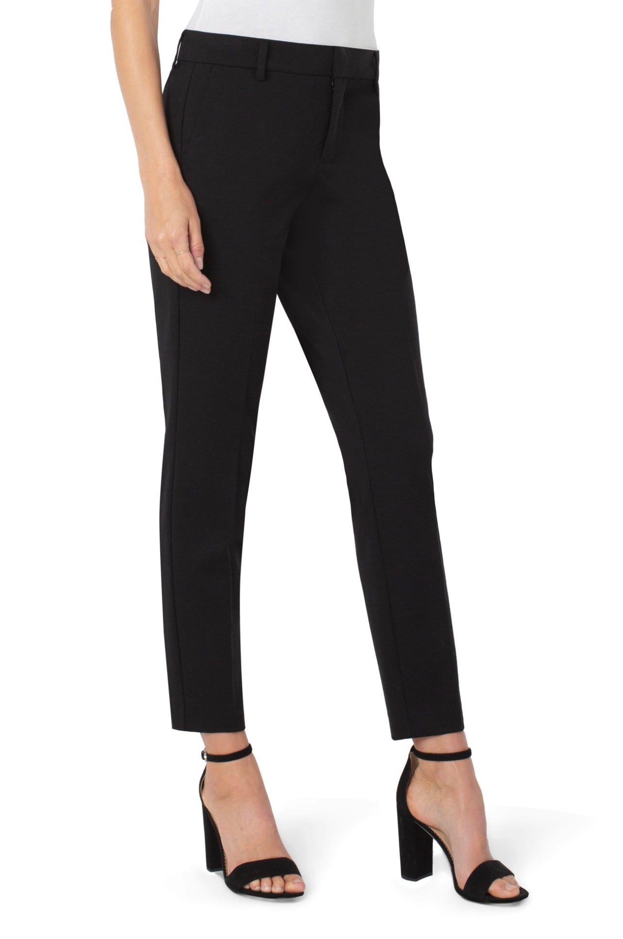 LIVERPOOL THE KNIT TROUSER BLACK