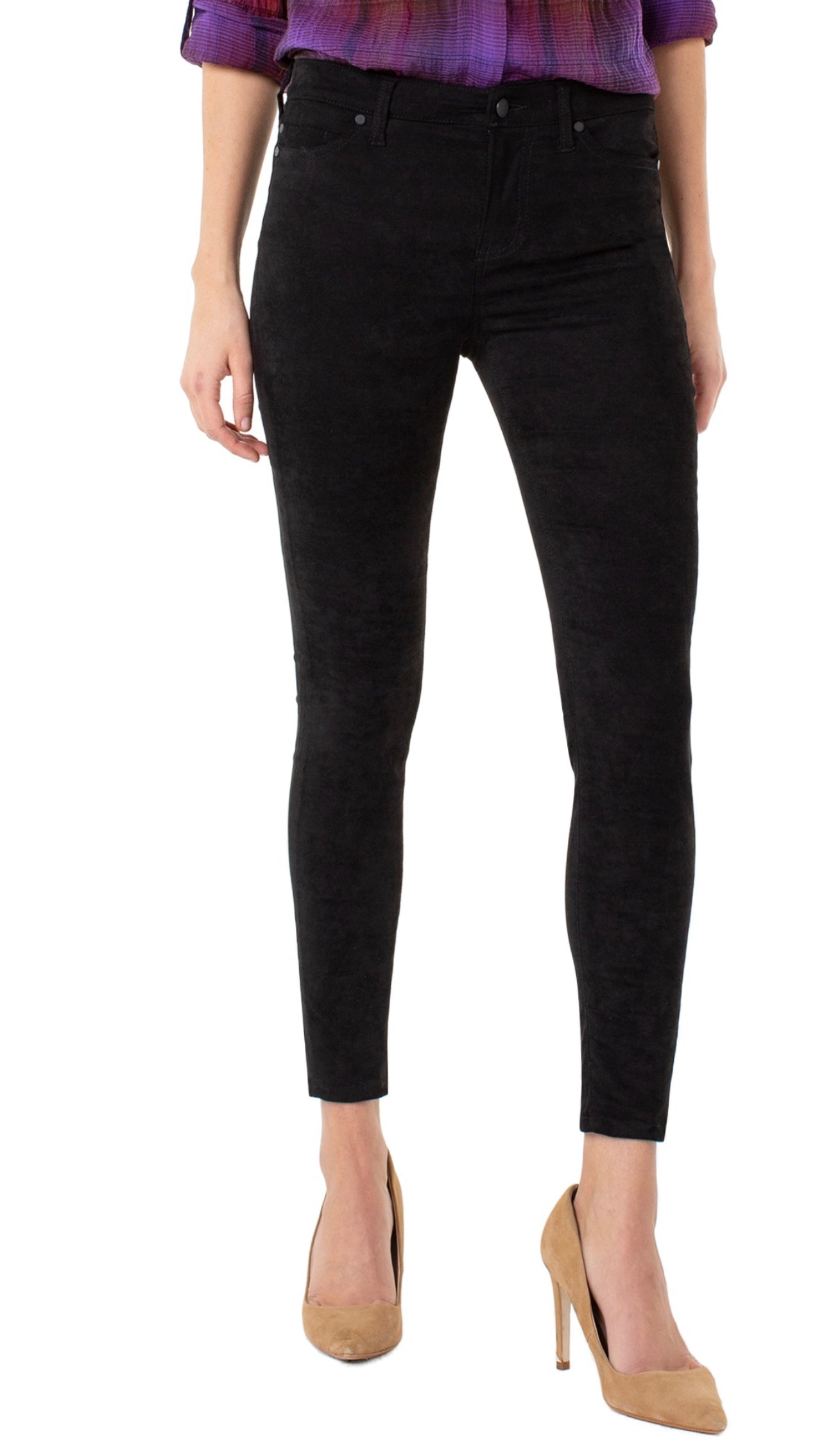 LIVERPOOL ABBY VELVETY SKINNY 28"