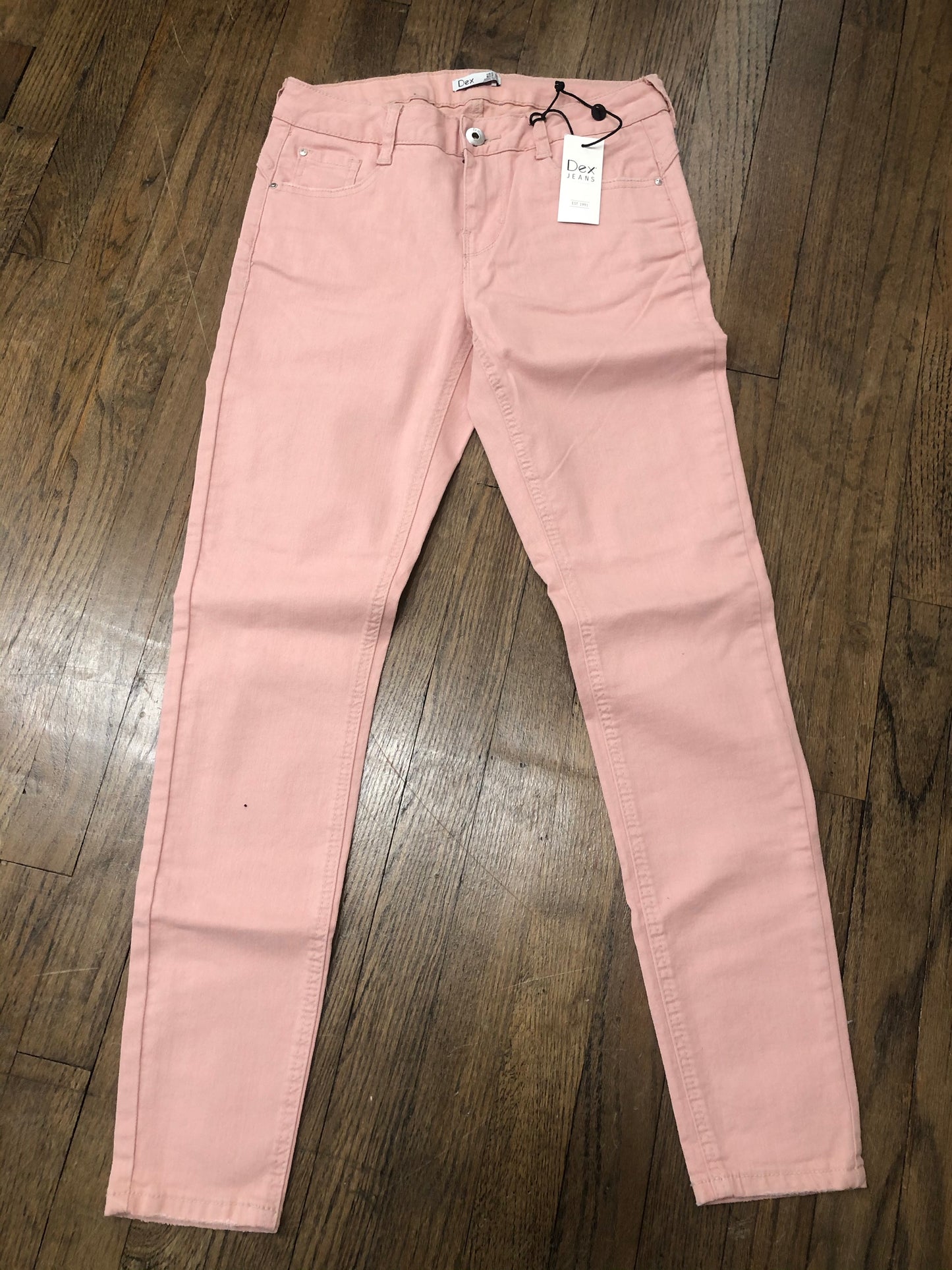 DEX DUSTY ROSE SUPER SKINNY ANKLE JEANS