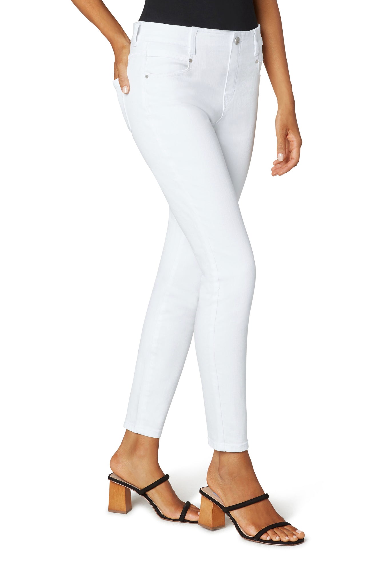 LIVERPOOL GIA GLIDE WHITE JEAN