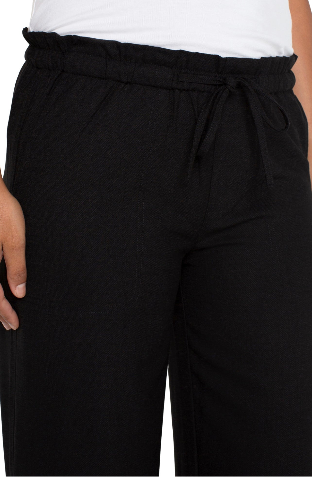 LIVERPOOL TIE WAIST WIDE LEG