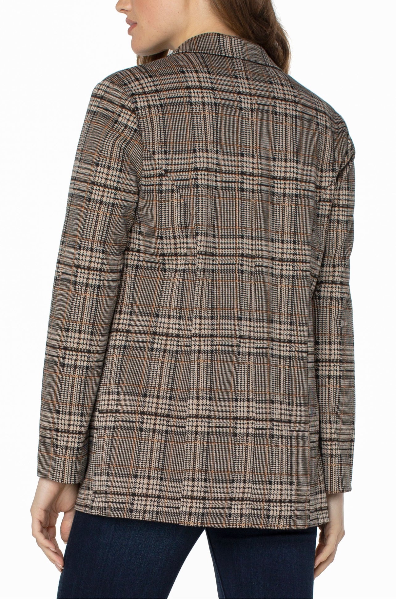 LIVERPOOL BOYFRIEND PLAID BLAZER