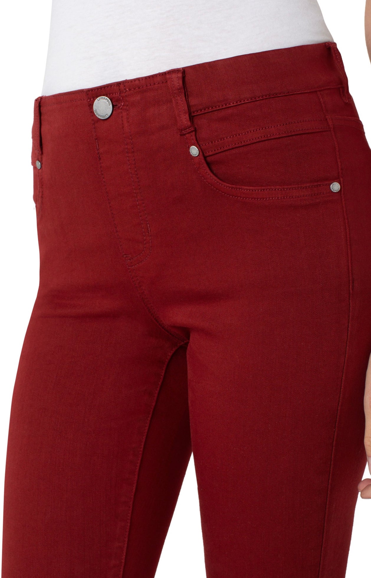 LIVERPOOL GIA GLIDER ANKE SKINNY DEEP HENNA