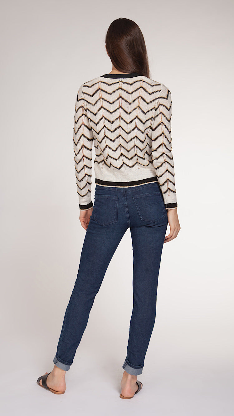 DEX CARDIGAN WITH BLING BUTTONS