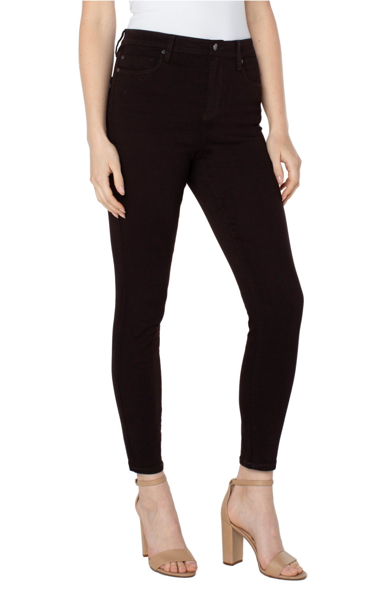 LIVERPOOL MOLASSES ABBY HI-RISE ANKLE SKINNY