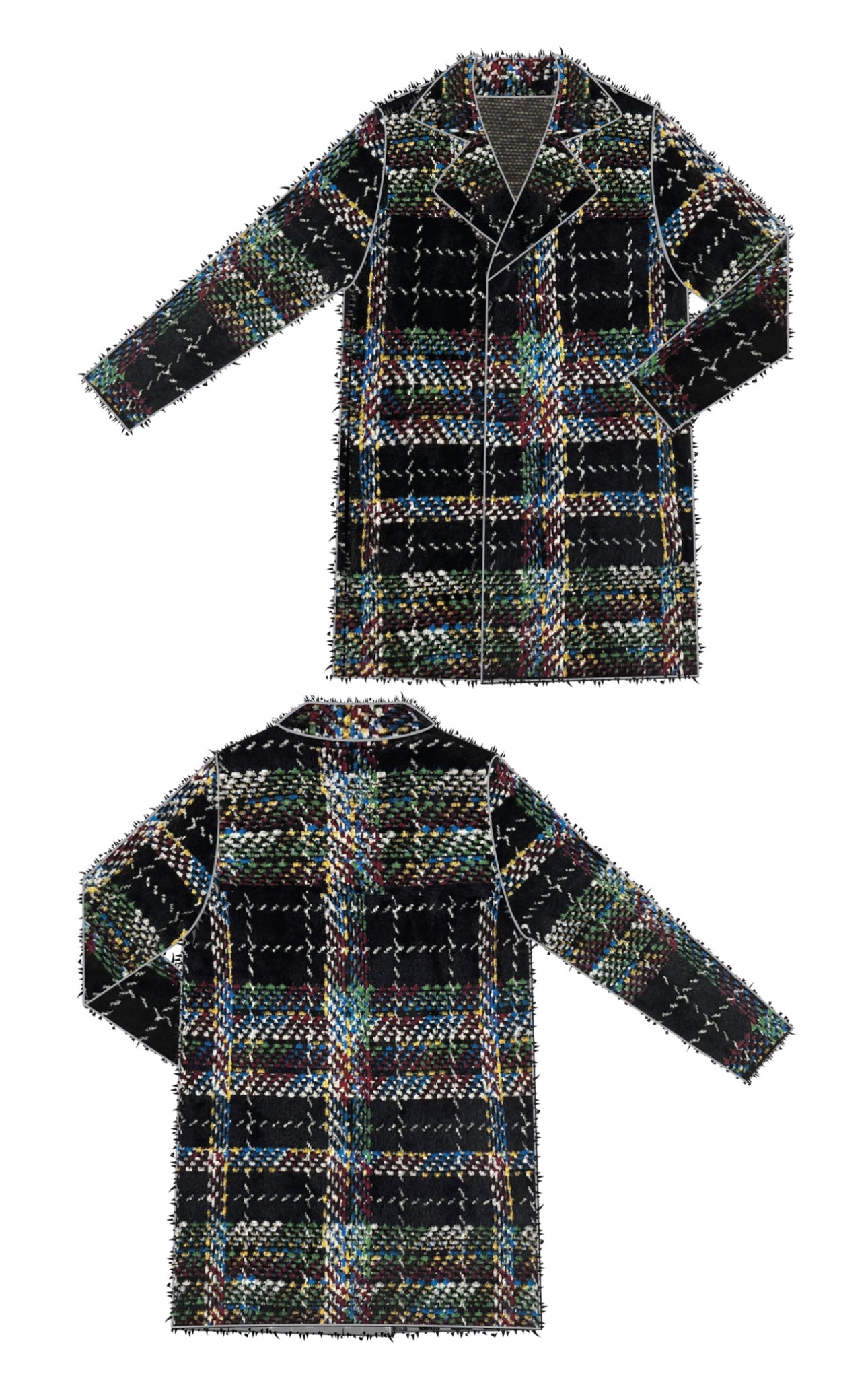 LONG SLEEVE OPEN FRONT COATIGAN