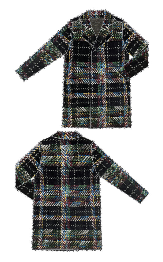 LONG SLEEVE OPEN FRONT COATIGAN