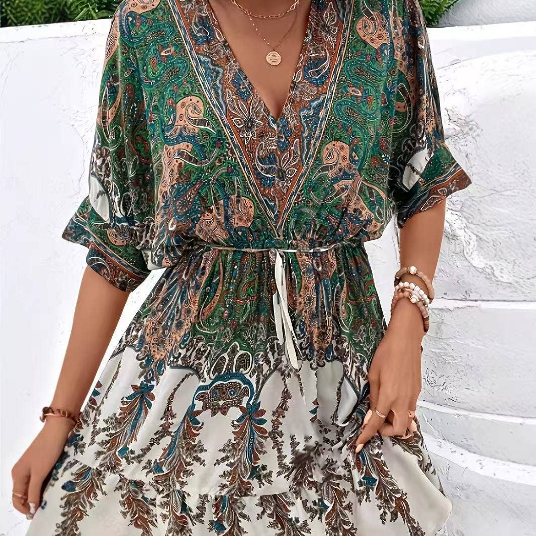 Paisley Multicolored Dress