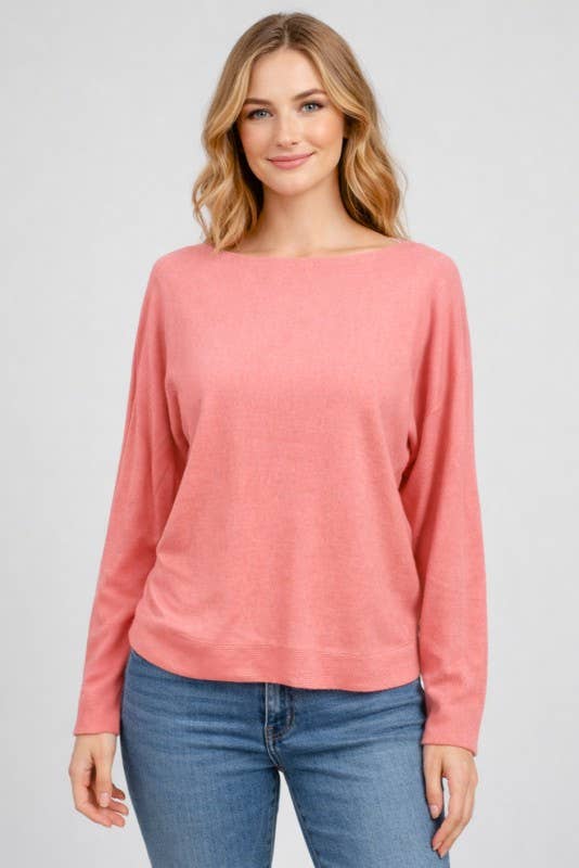 Boatneck Pullover Sweater