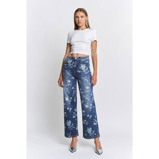HIGH RISE WIDE LEG EMBELLISHMENT