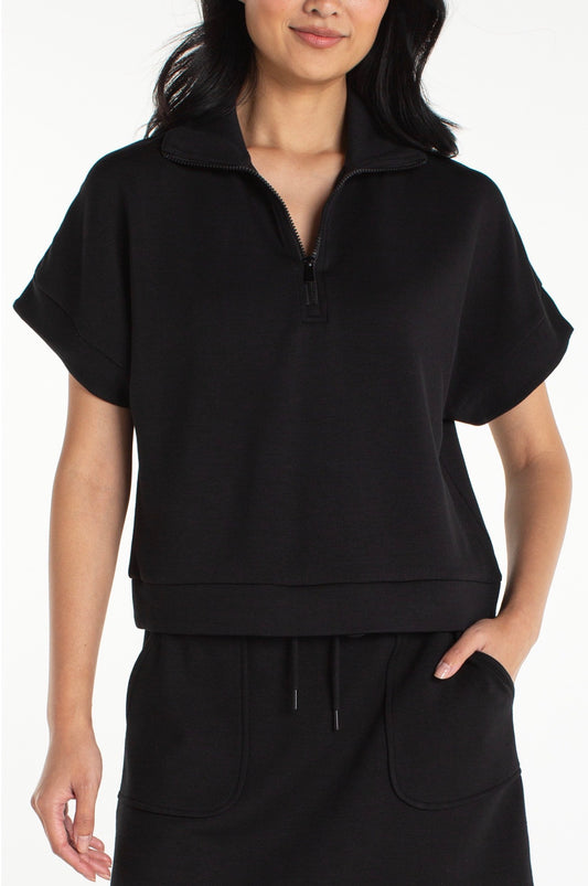 Half zip pop over top ￼